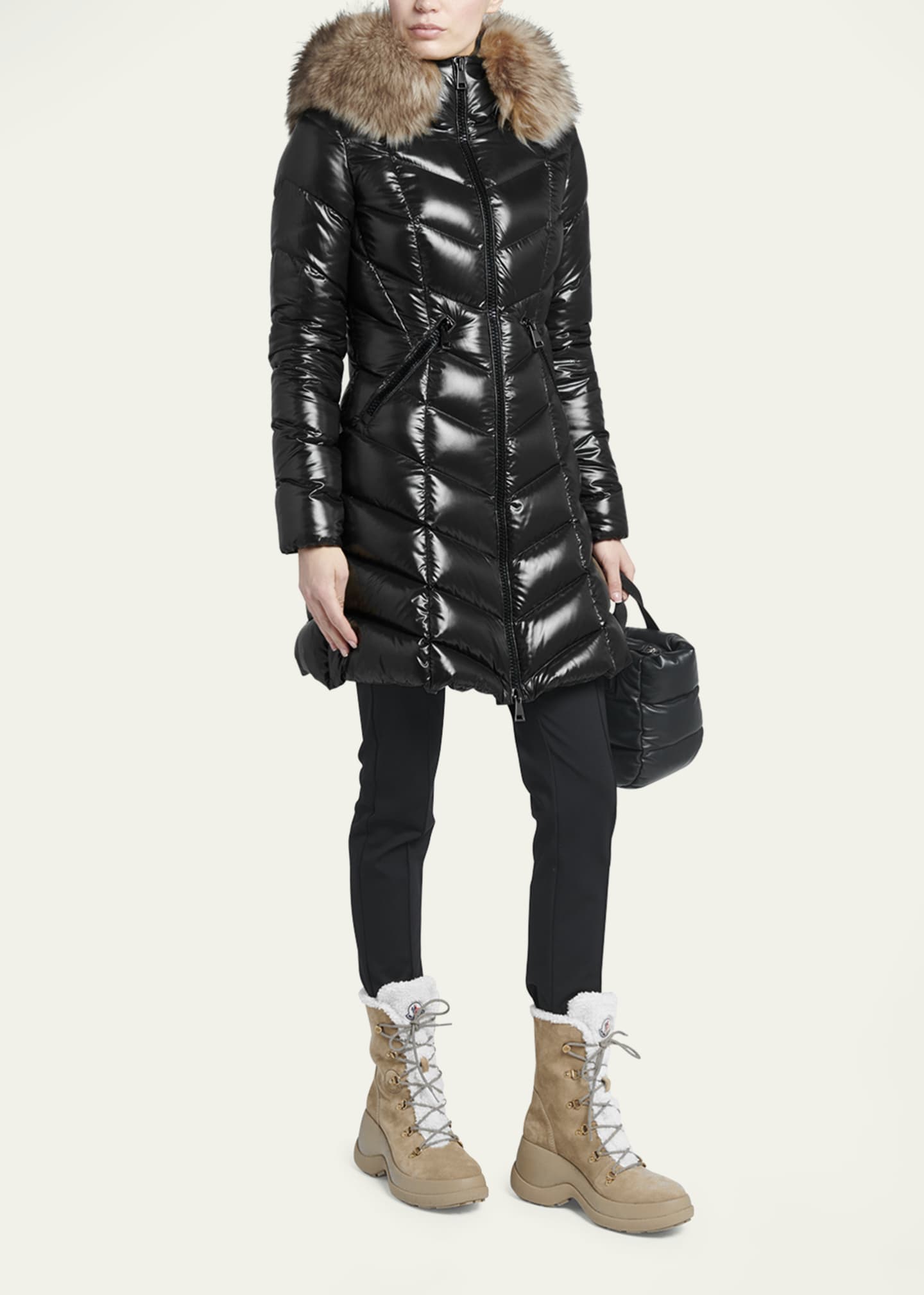 Moncler best sale maxi coat