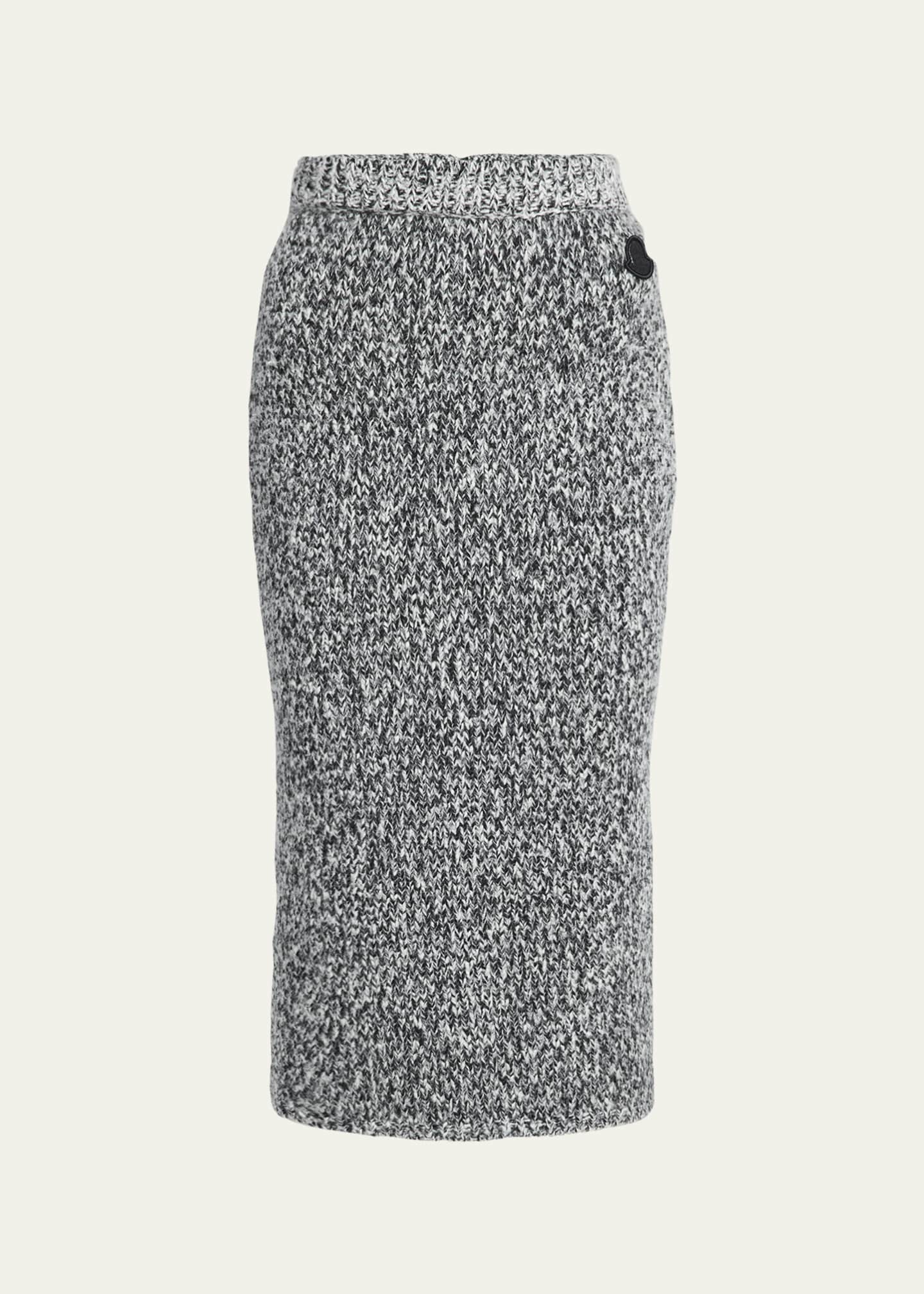 Zip top wool skirt