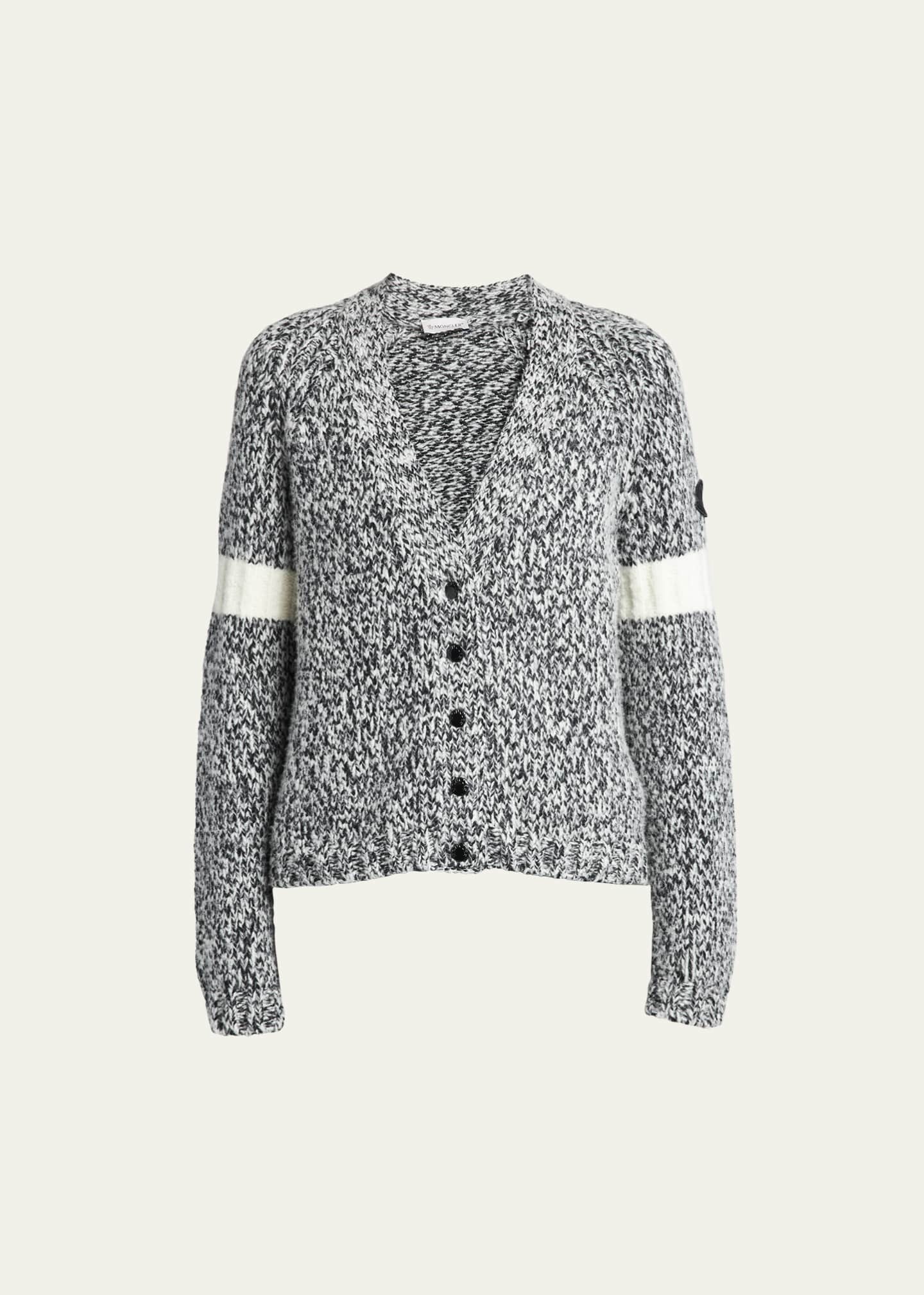 Moncler Wool-Blend Button-Front Cardigan - Bergdorf Goodman