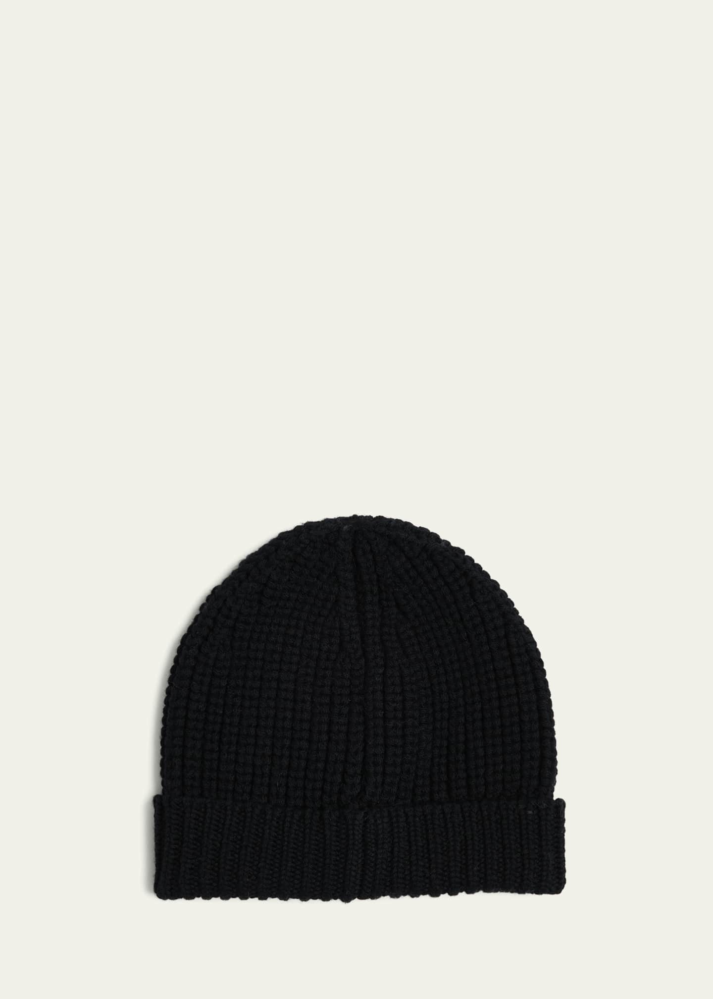 【関税＆送料込み】Moncler Ribbed Hat Moncler Men's Ribbed Cashmere Beanie | Neiman Marcus