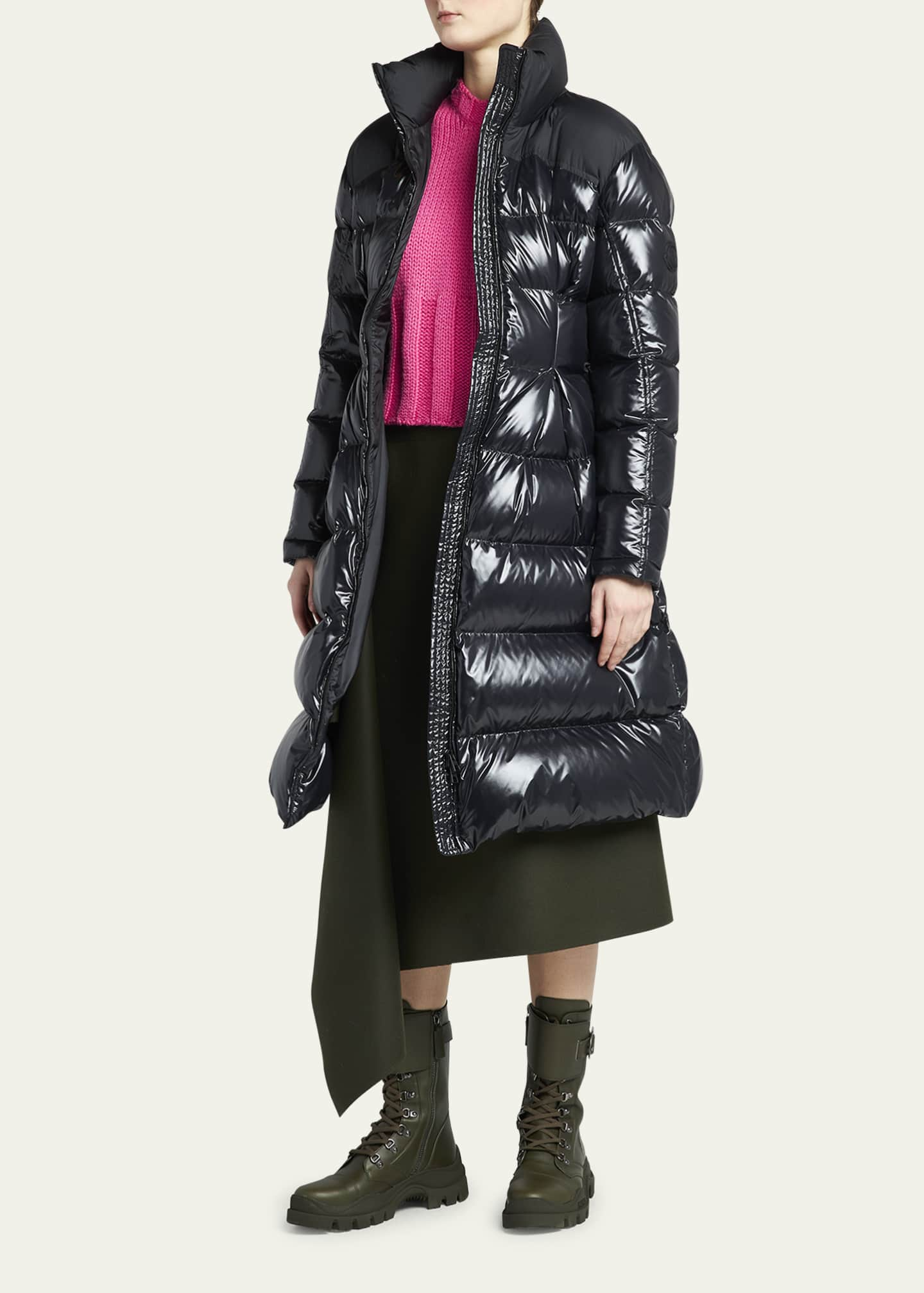 Moncler Berardie Long Puffer Coat - Bergdorf Goodman