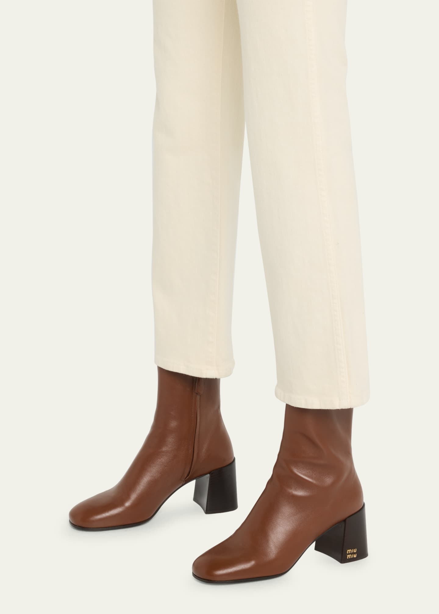 miu miu laced leather boots