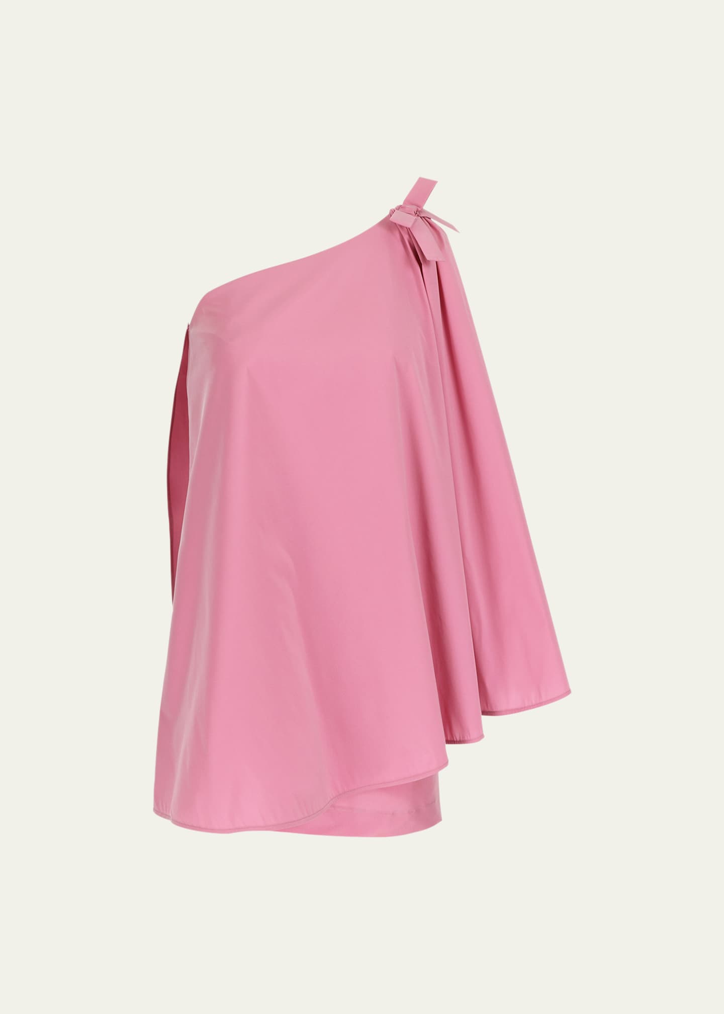 BERNADETTE Benedicte One-Shoulder Cape Mini Dress - Bergdorf Goodman