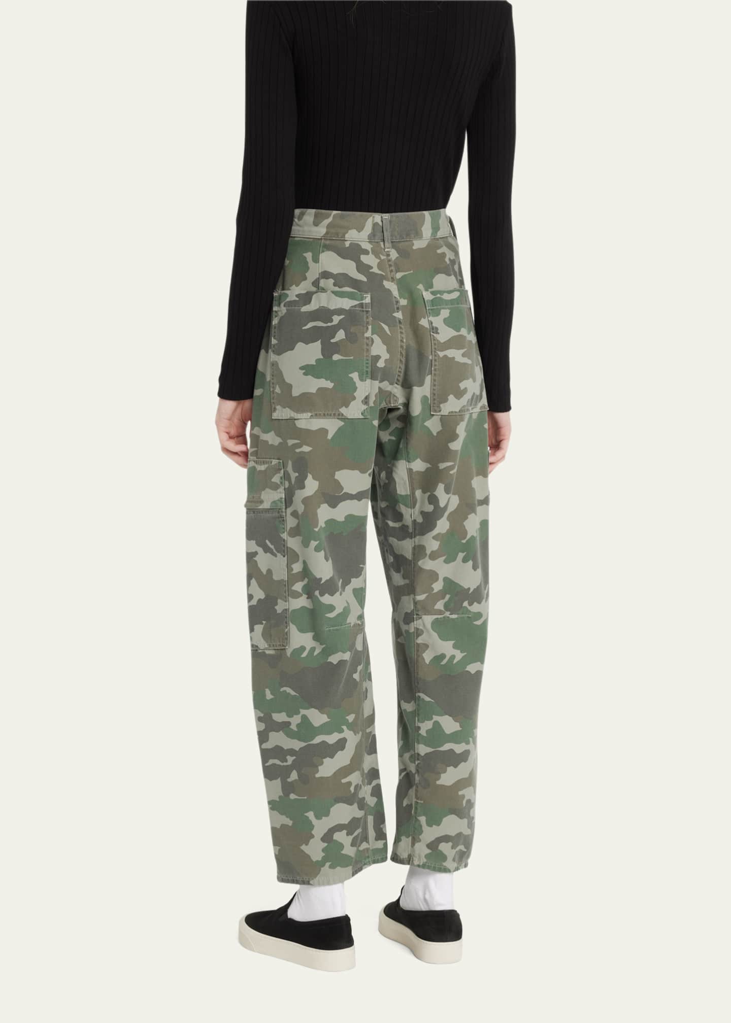 Citizens of Humanity Marcelle Low-Slung Camo Cargo Jeans - Bergdorf Goodman