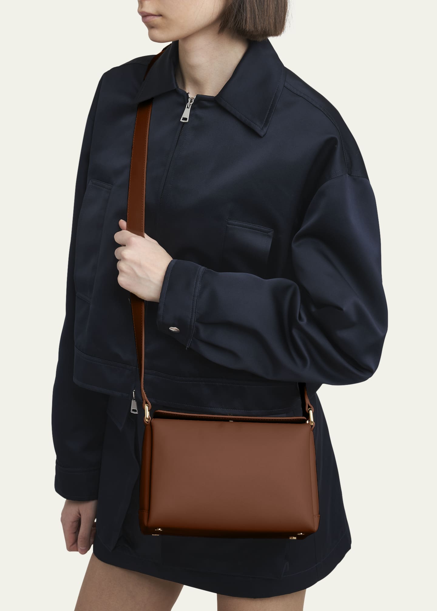 Plan C Small Leather Shoulder Bag Image 2 of 5