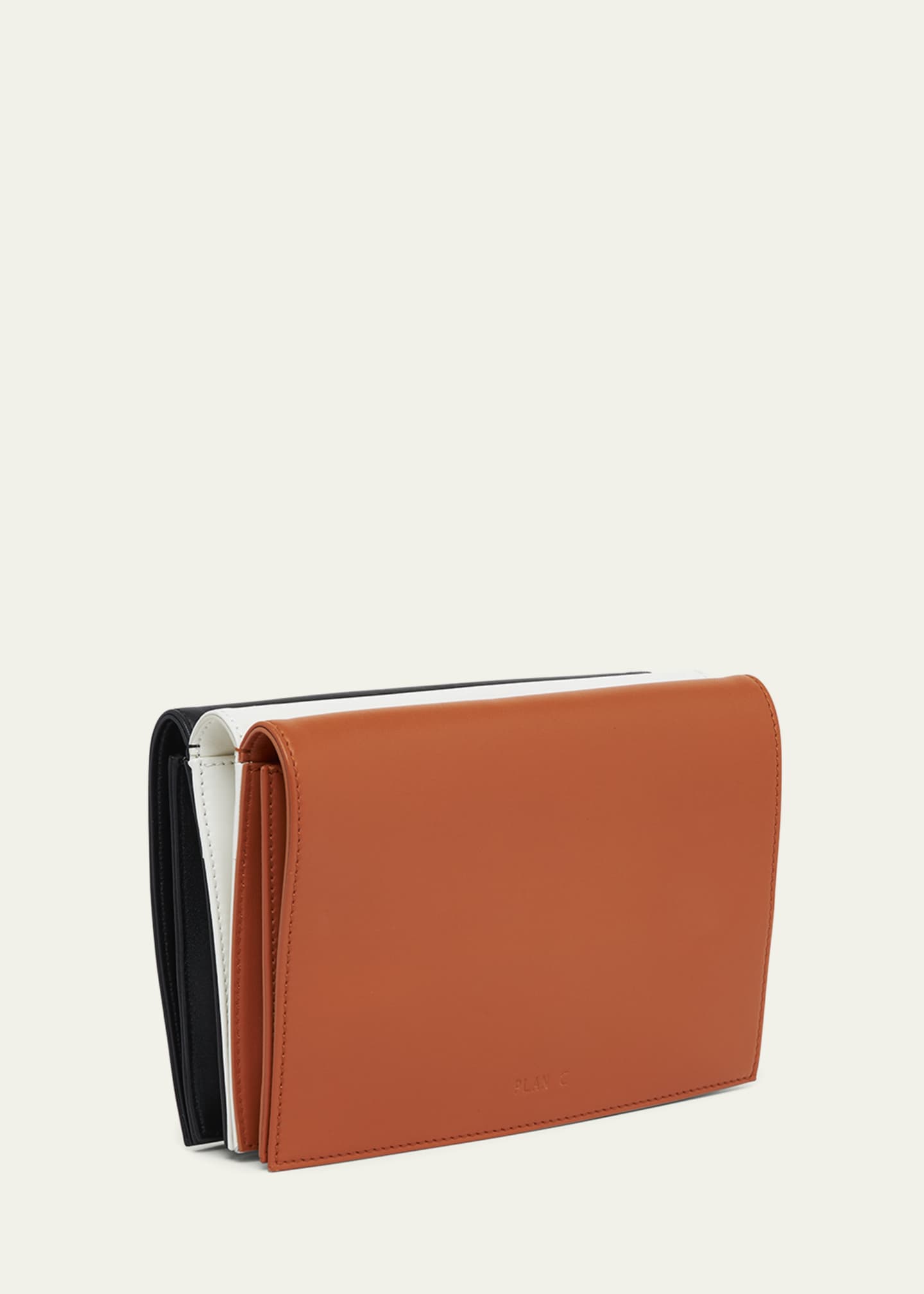 Plan C Trio Flap Leather Shoulder Bag Image 3 of 5