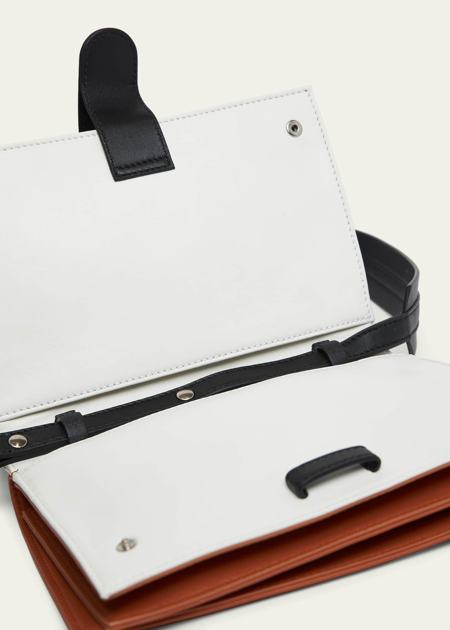Plan C Trio Flap Leather Shoulder Bag Image 4 of 5