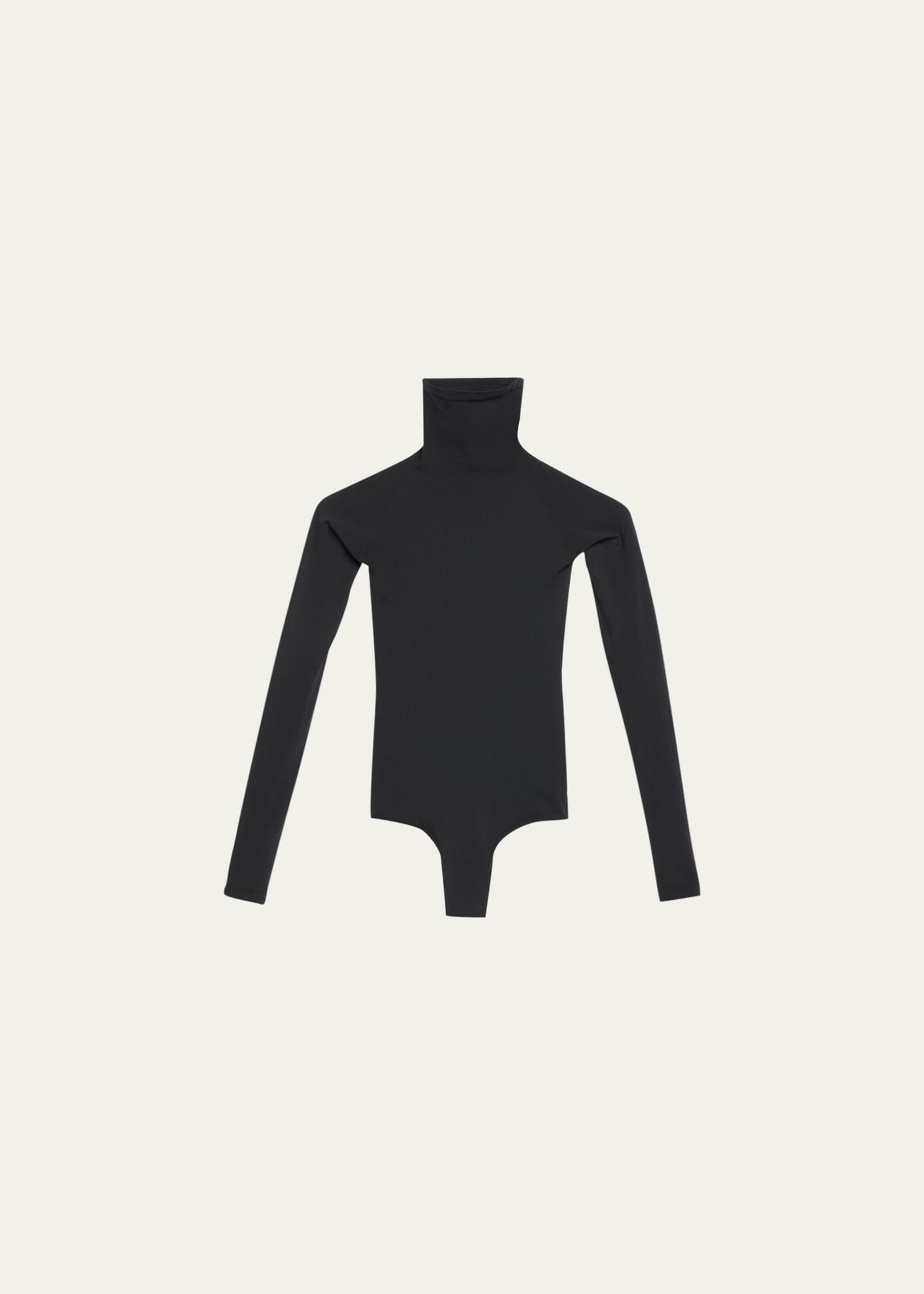 ALAIA SemiSheer Turtleneck Bodysuit Bergdorf Goodman