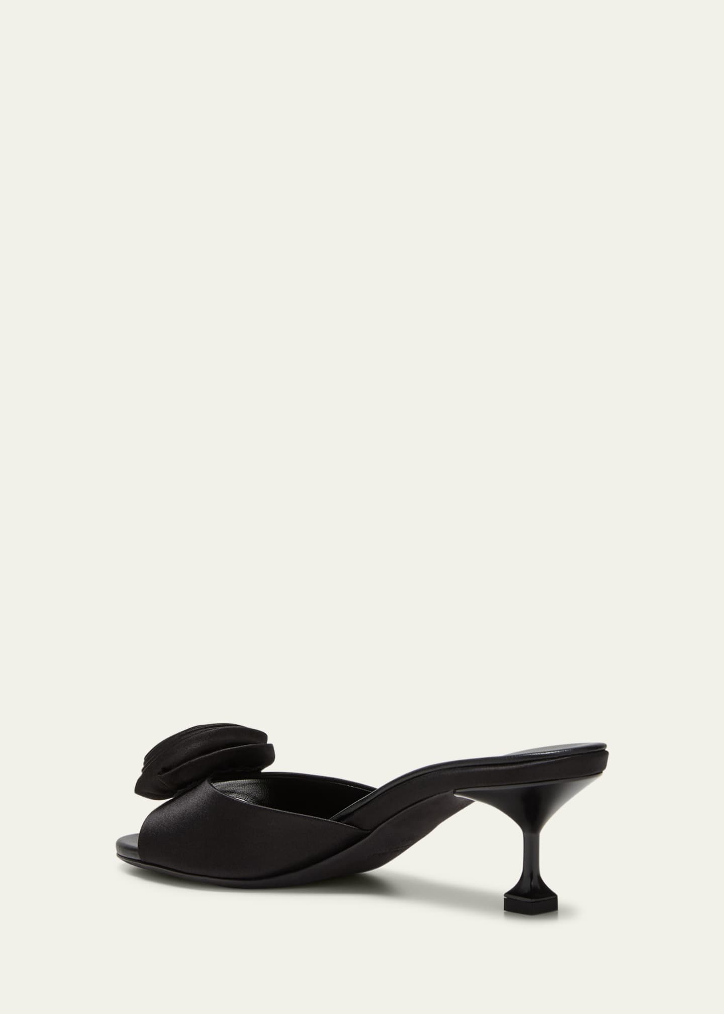 Miu Miu Patent Bow Kitten-Heel Slingback Pumps - Bergdorf Goodman