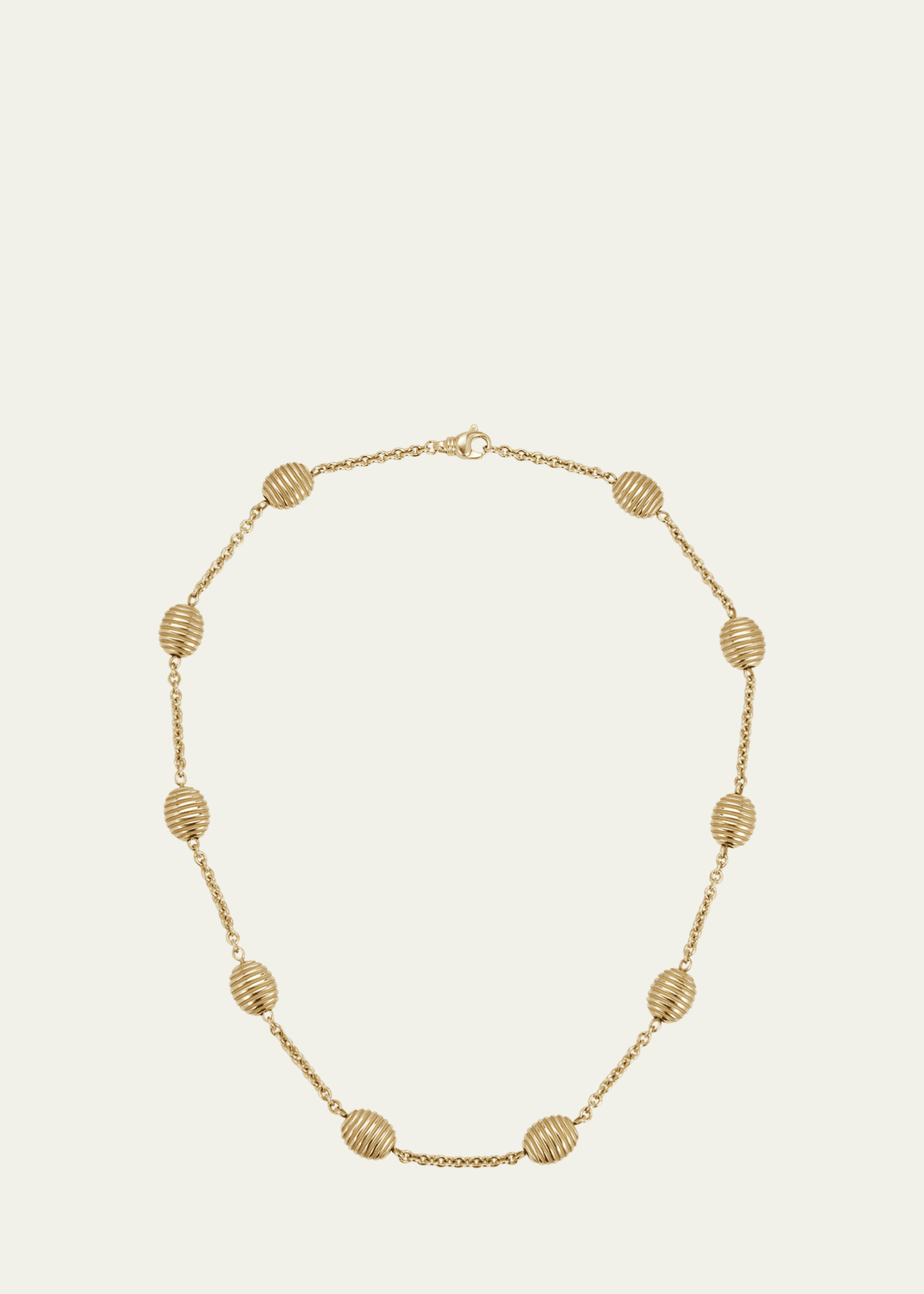 Pamela Zamore 18k Yellow Gold Isla Station Necklace Image 1 of 4