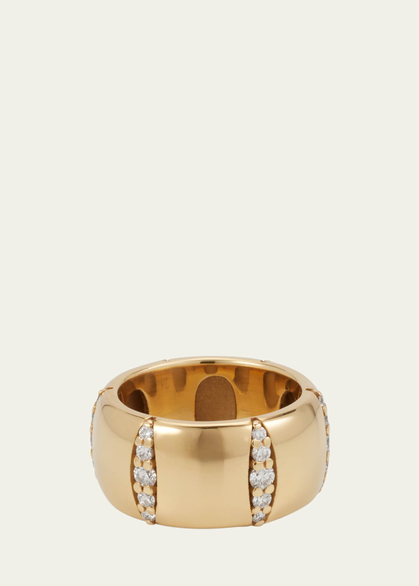 Pamela Zamore 18k Yellow Gold Veda Diamond Band Image 4 of 4