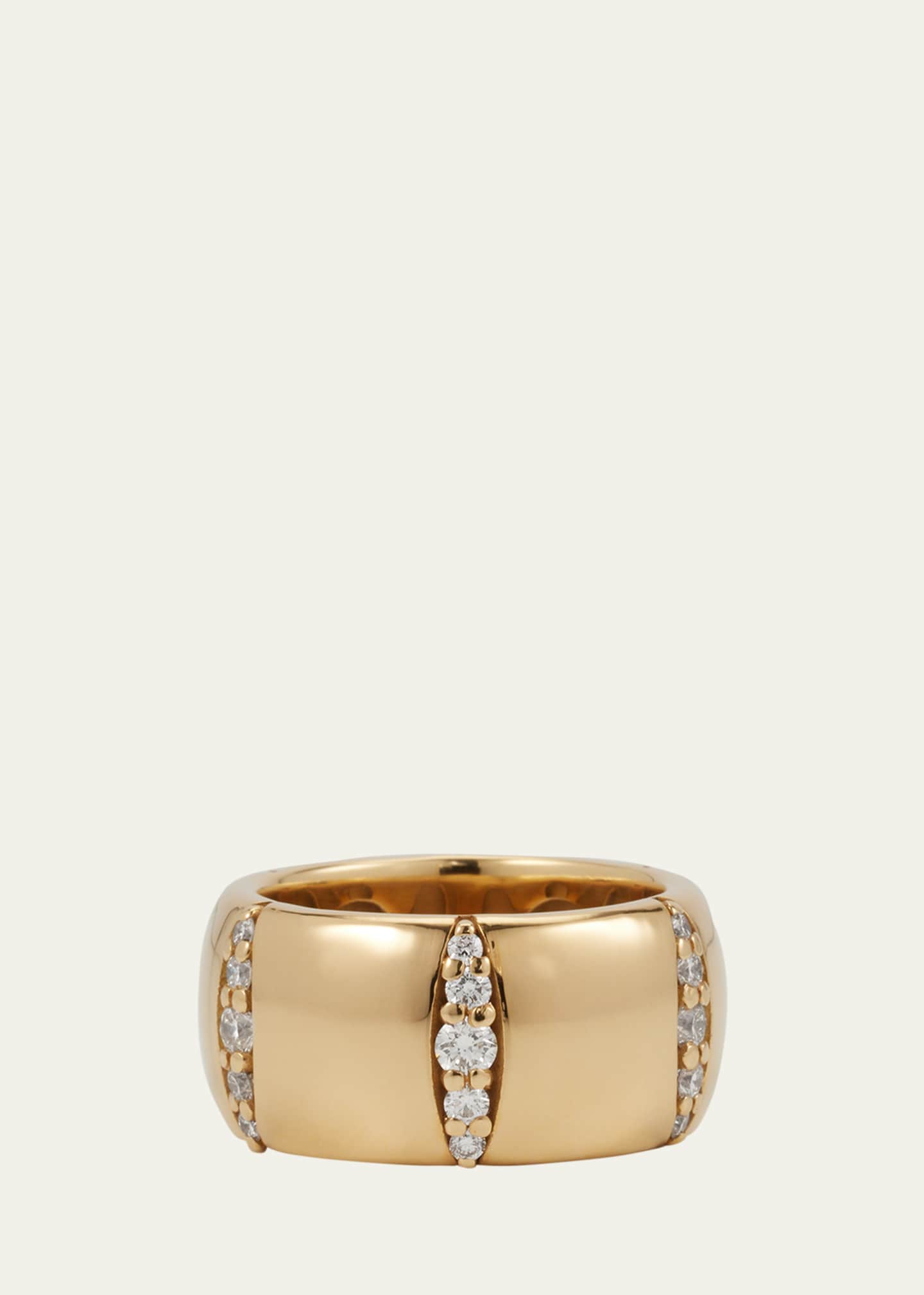 Pamela Zamore 18k Yellow Gold Veda Diamond Band Image 1 of 4