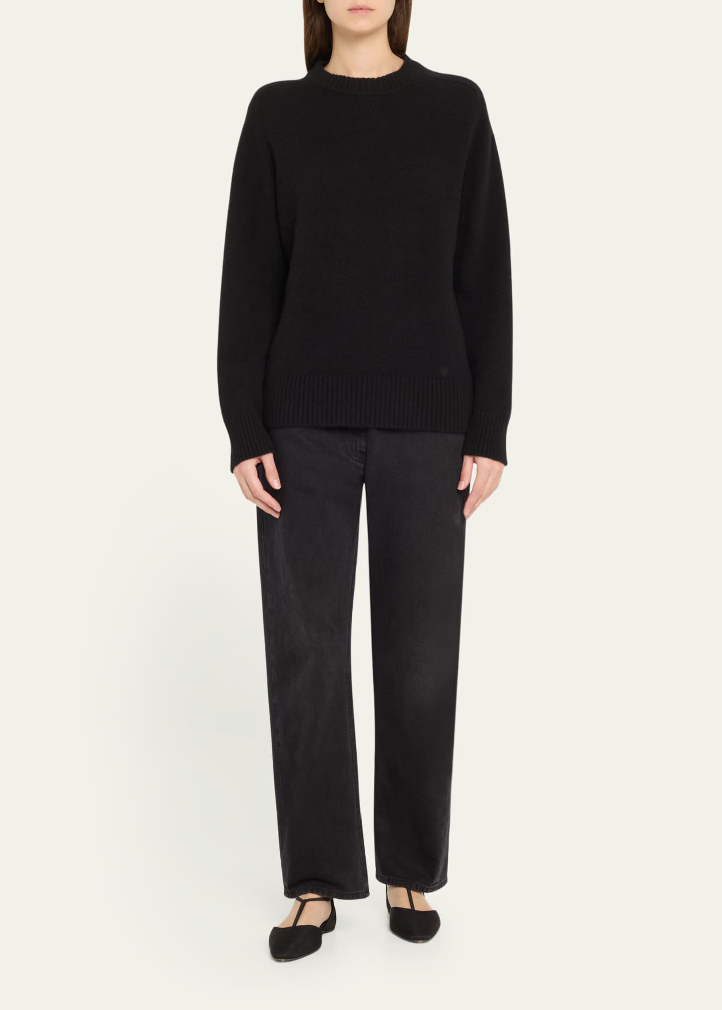 Loulou Studio Baltra Cashmere Knit Sweater Image 2 of 5