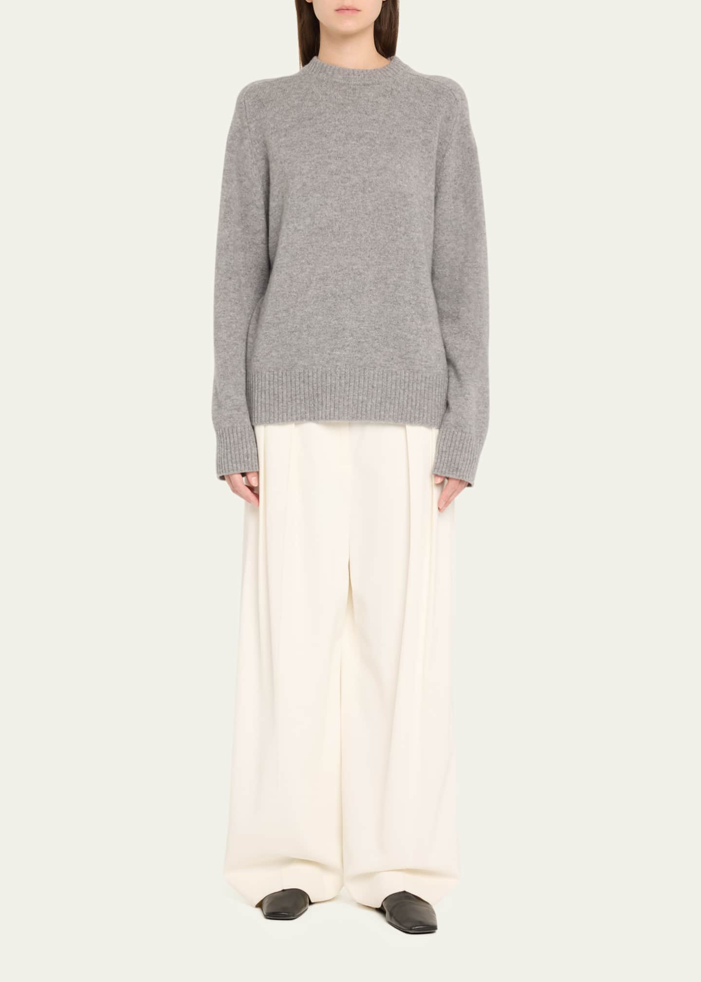 Loulou Studio Baltra Cashmere Knit Sweater Image 2 of 5