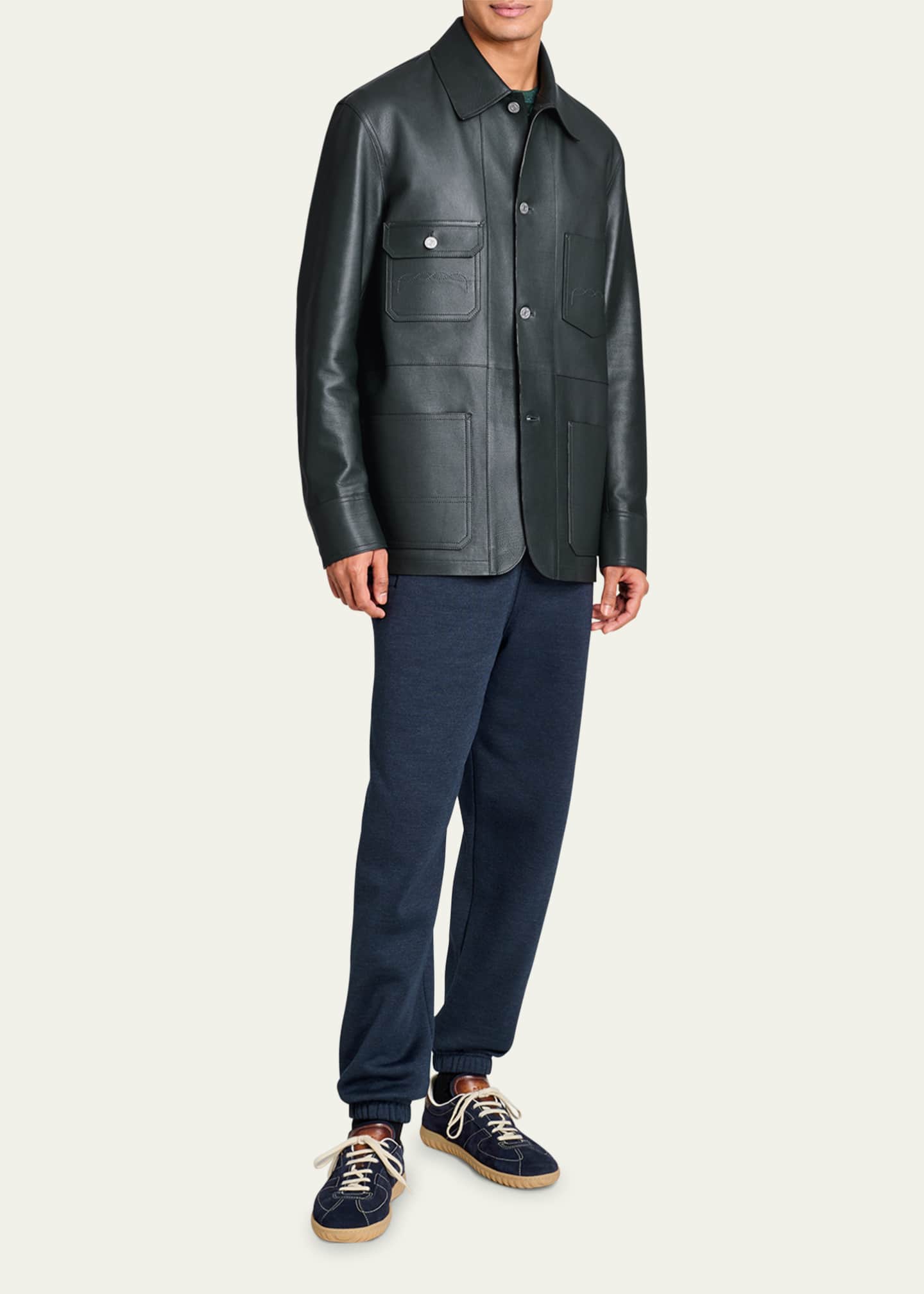 Leather 2025 chore coat