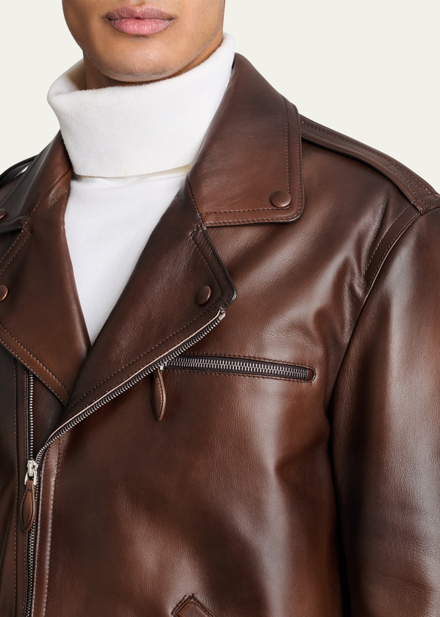 Berluti leather blazer on sale
