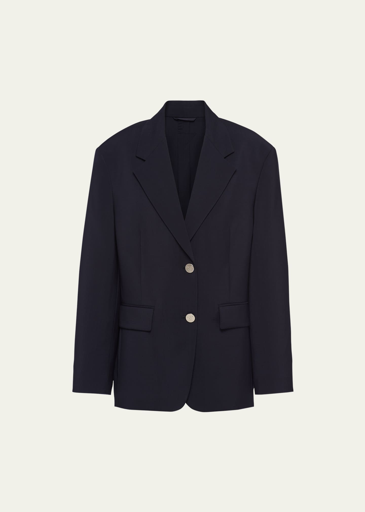 Prada Mohair Light Single Breasted Jacket - Bergdorf Goodman