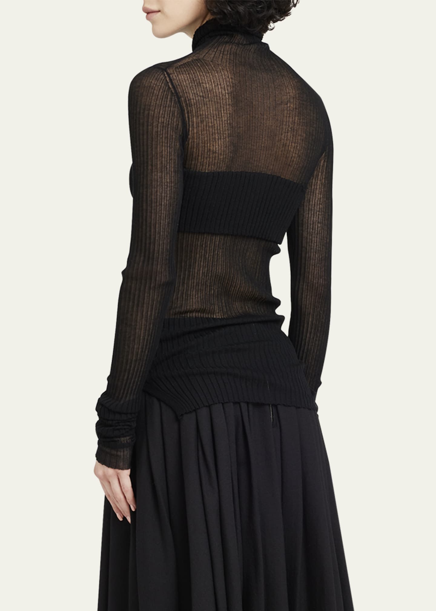 Semi sheer sweater cheap