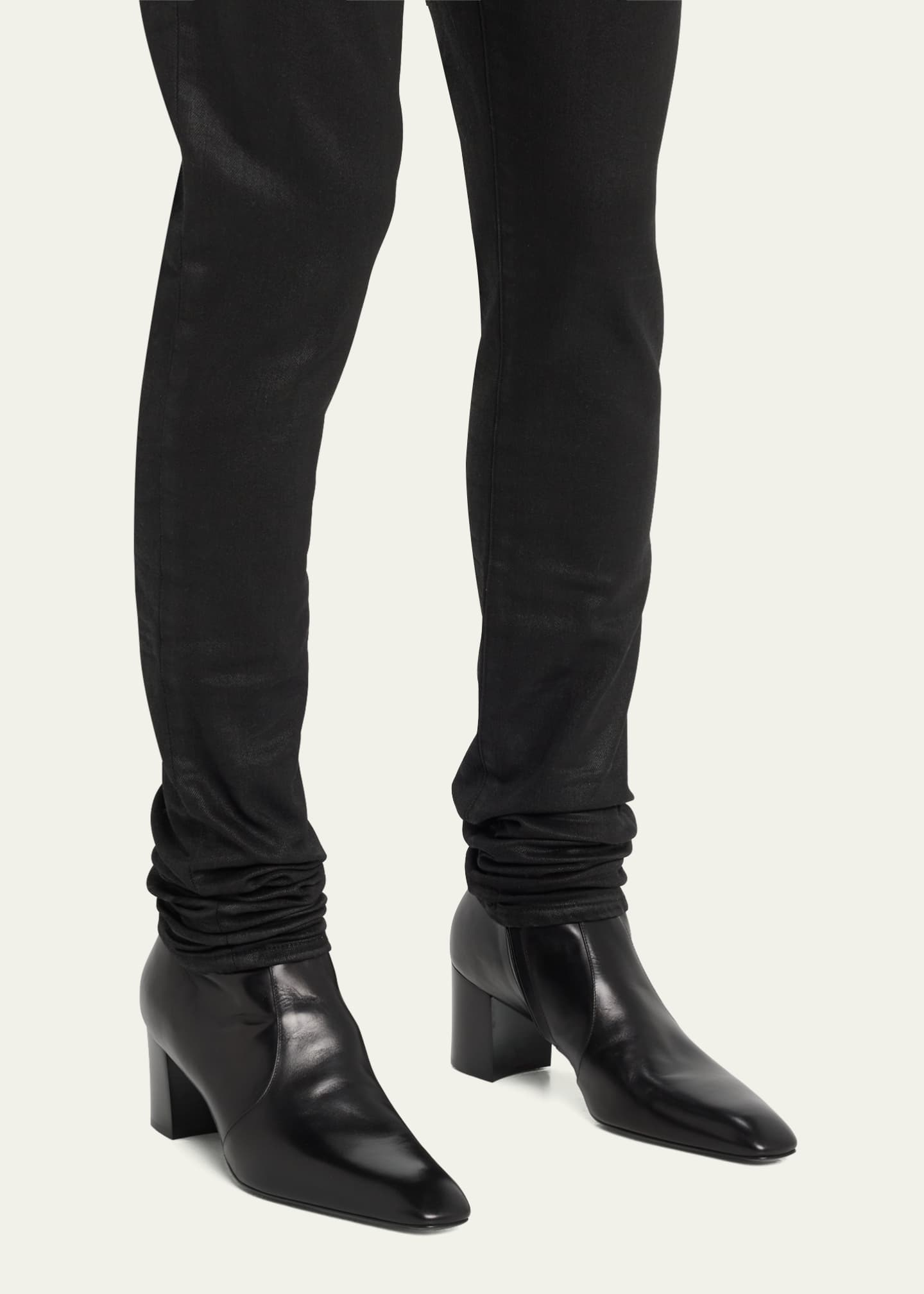 Mens saint laurent boots sale outlet