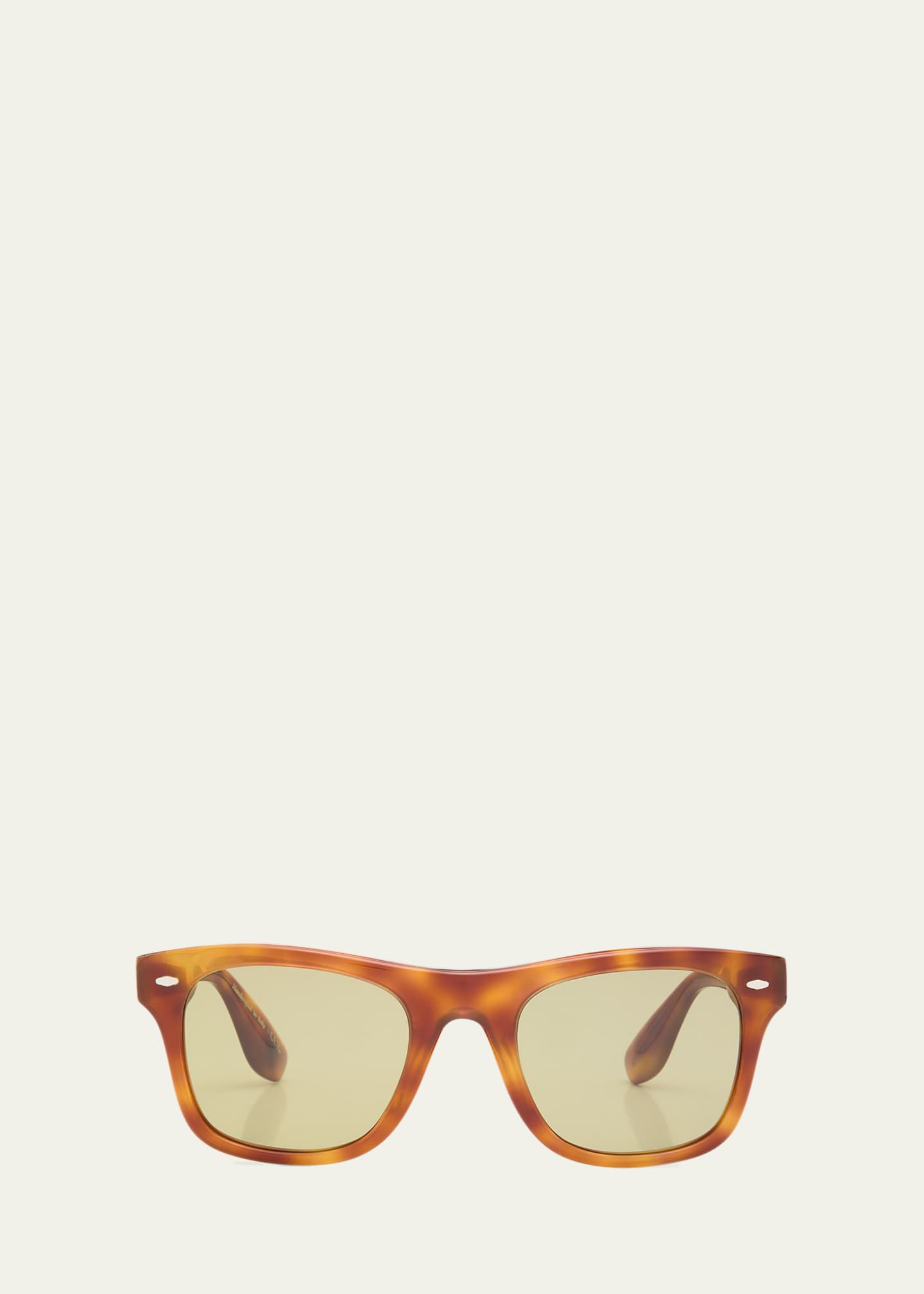 Oliver Peoples Men's Mister Brunello Acetate Square Sunglasses Bergdorf Goodman