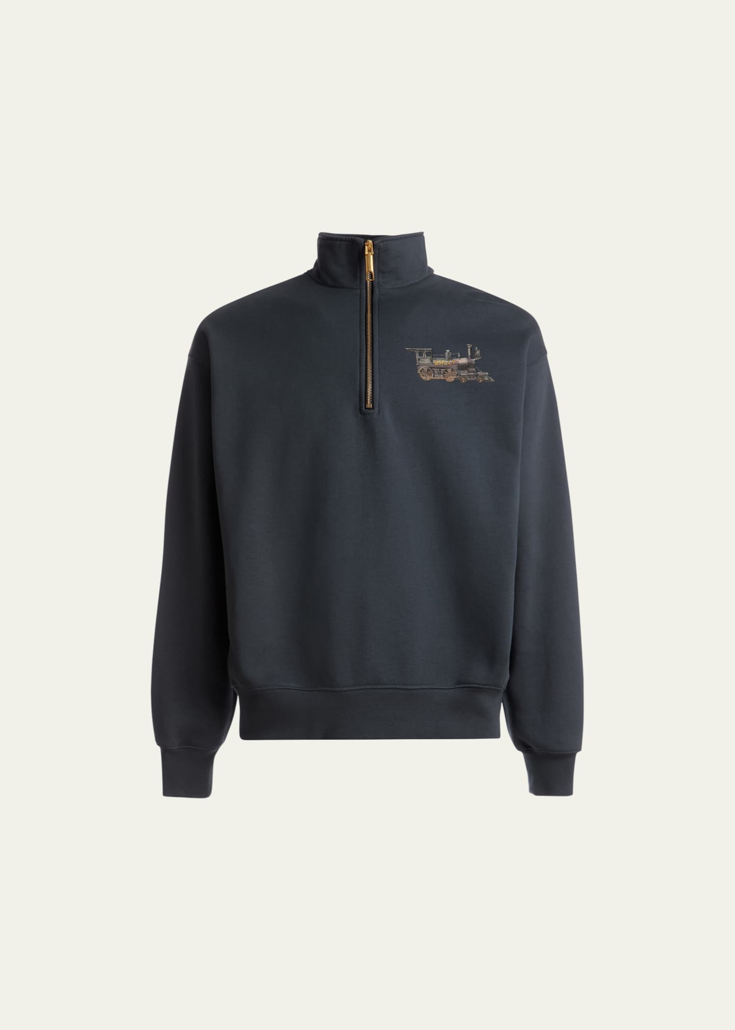 Bally Men s Quarter Zip Train Sweatshirt Bergdorf Goodman