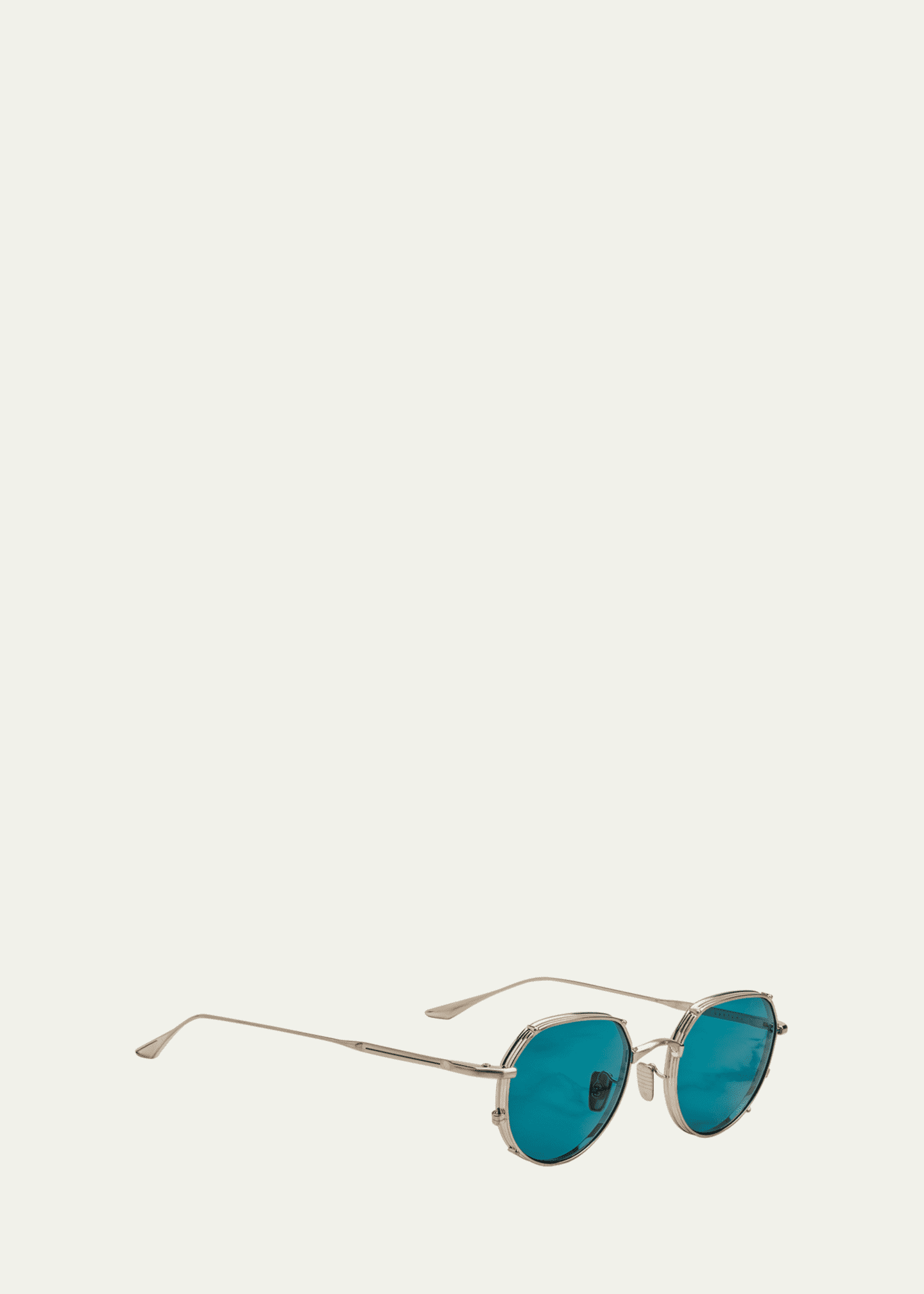 Jacques Marie Mage Men's Hartana Titanium Square Sunglasses Image 2 of 2