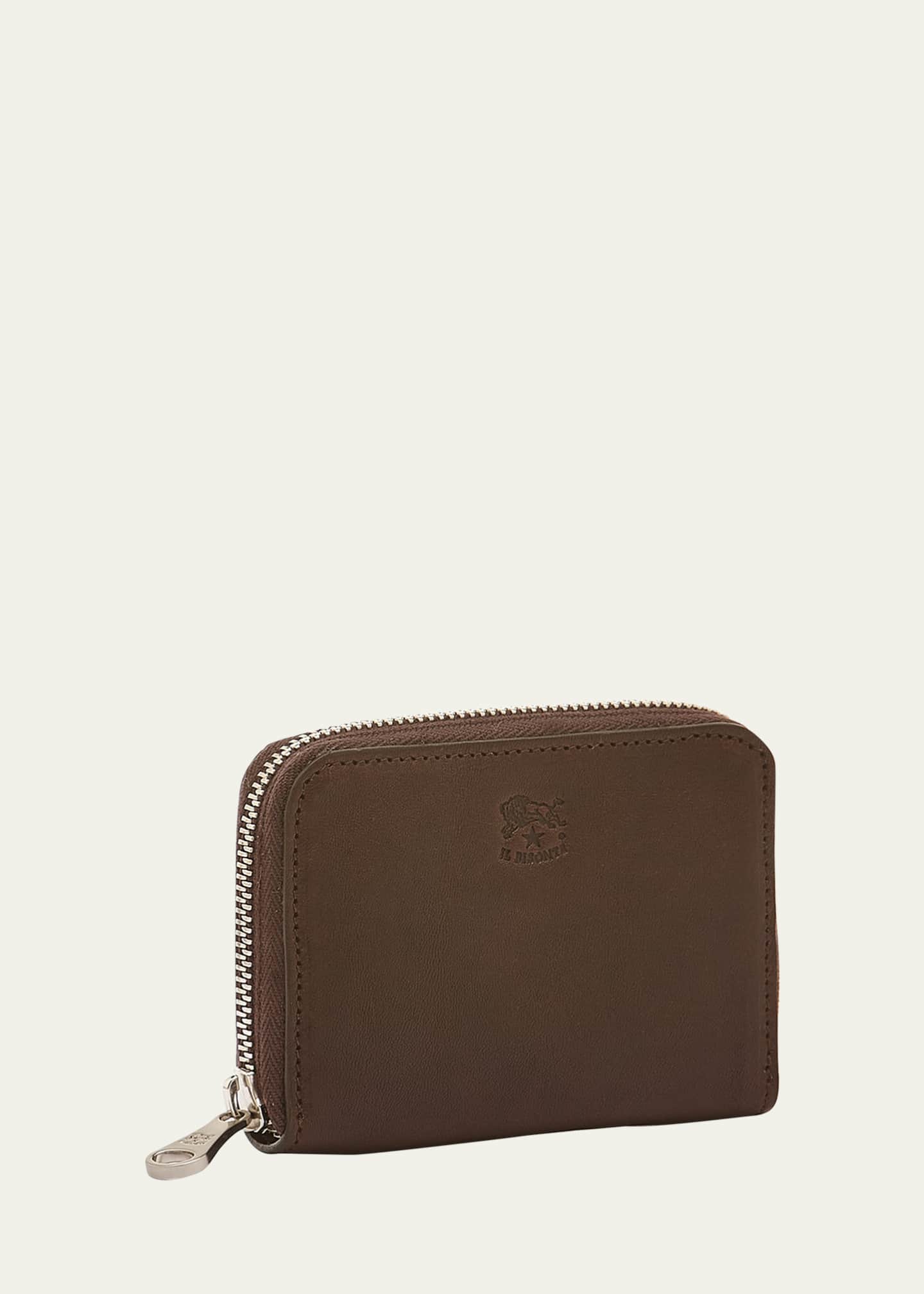 Il Bisonte Men's Cestello Small Leather Zip-Around Wallet Image 2 of 3