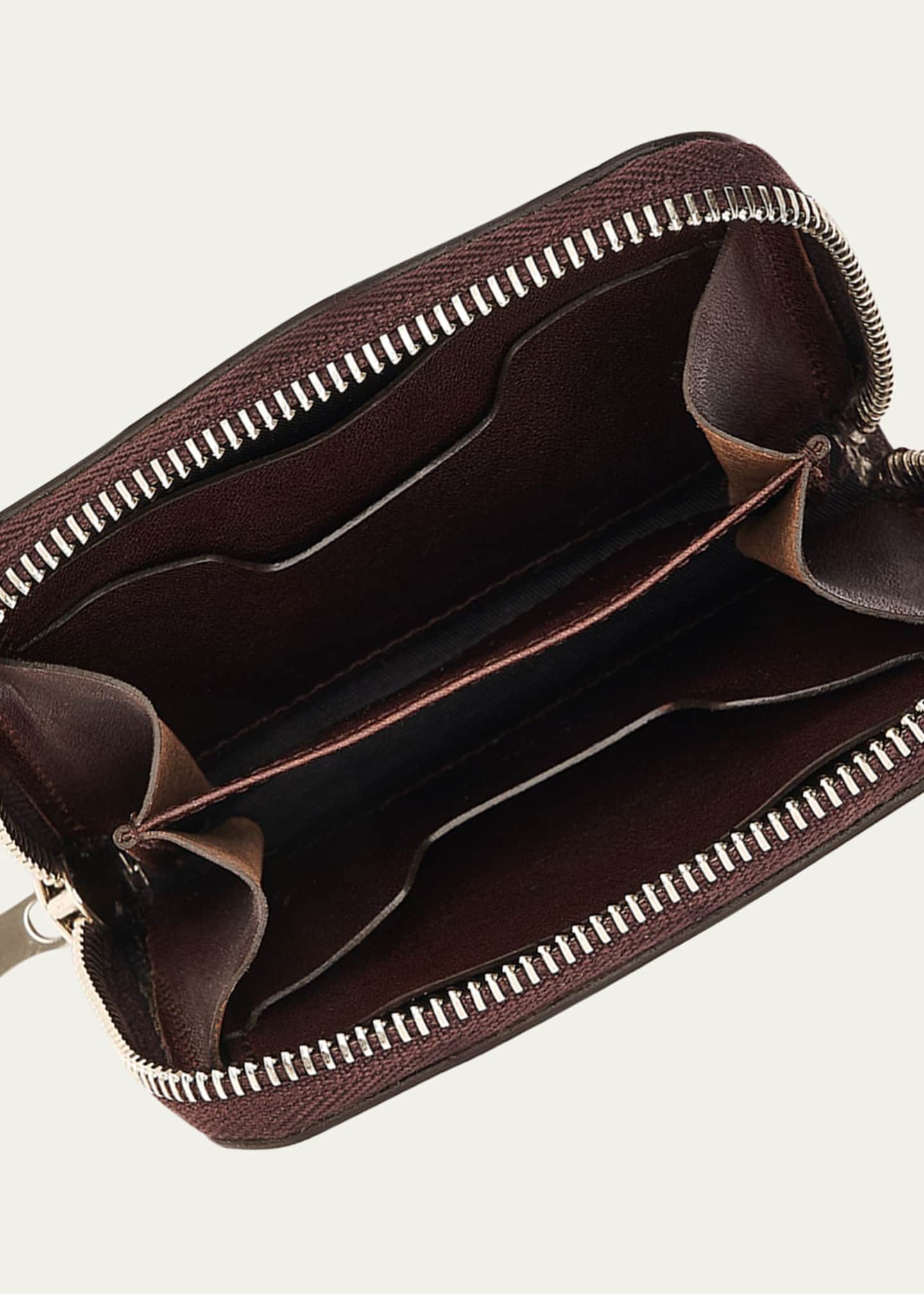 Il Bisonte Men's Cestello Small Leather Zip-Around Wallet Image 3 of 3