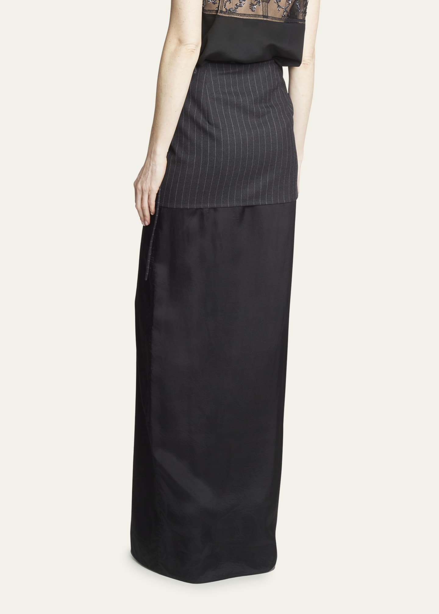 Black flowy 2024 skirt vans