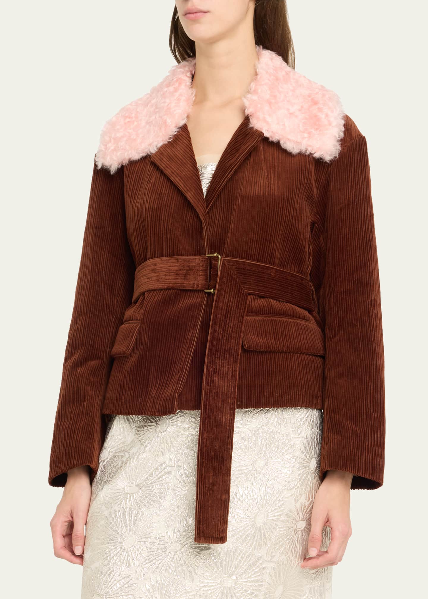 Dries van noten faux fur coat new arrivals