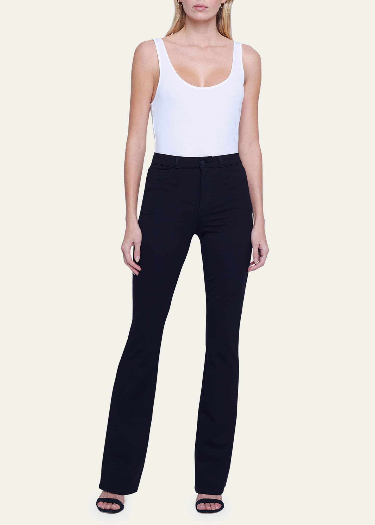 L'Agence Selma High Rise Sleek Baby Bootcut Pants Image 2 of 5
