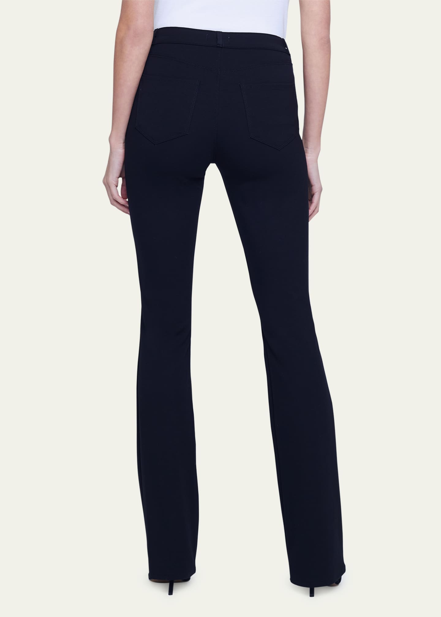 L'Agence Selma High Rise Sleek Baby Bootcut Pants Image 3 of 5