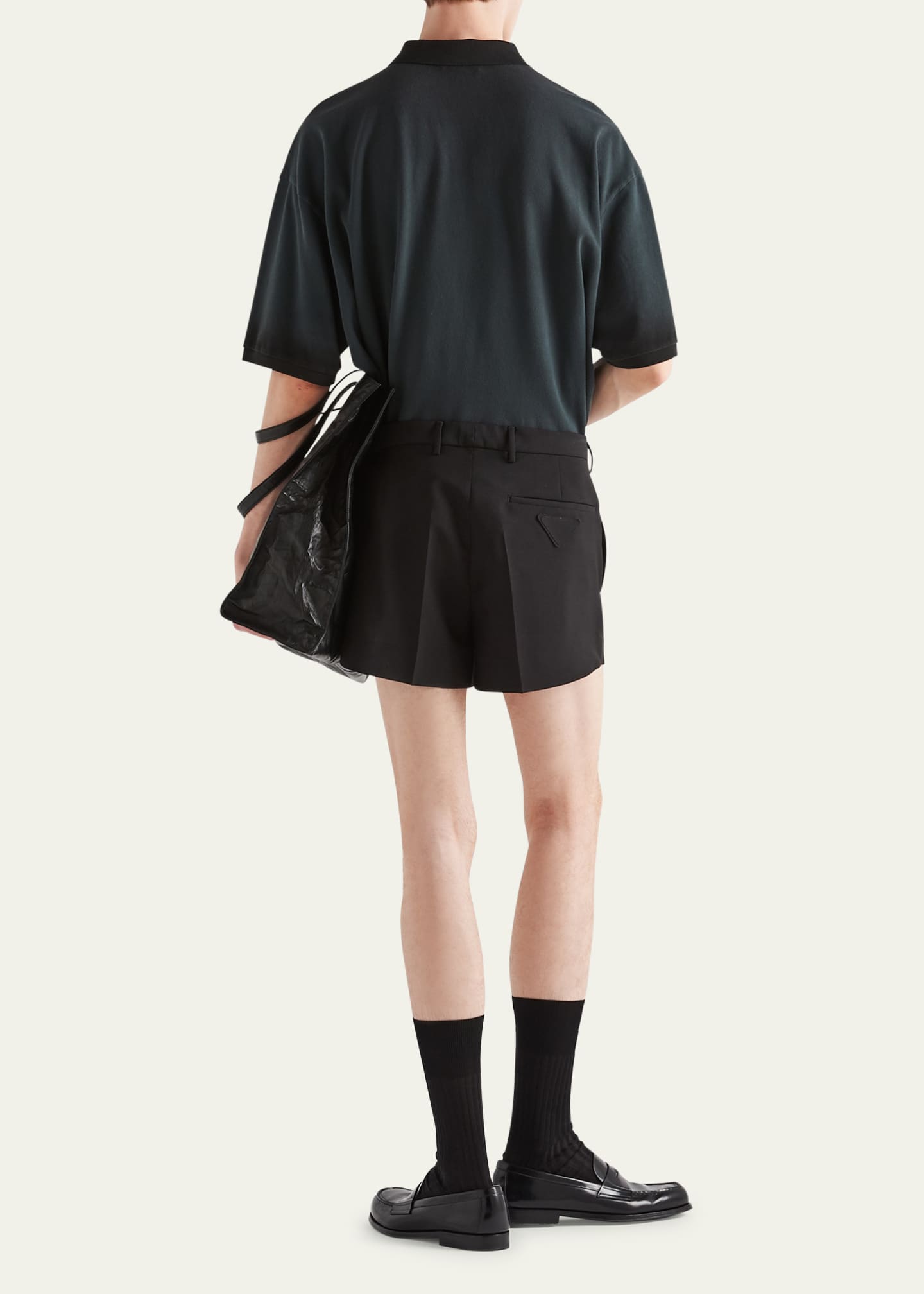 Prada Men s Degrade Pique Polo Shirt Bergdorf Goodman