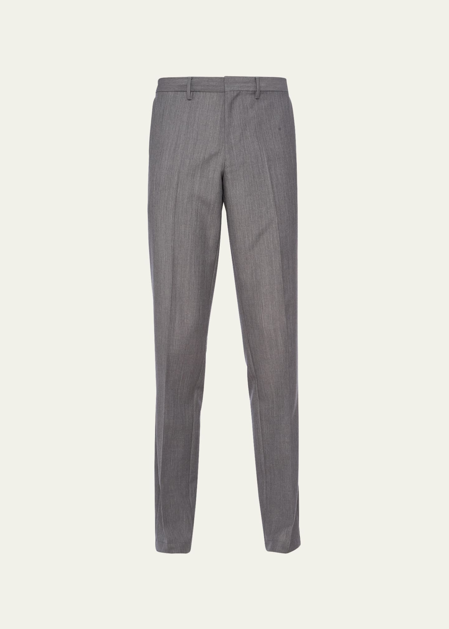 Prada Men's Solid Wool-Mohair Pants Image 1 of 2