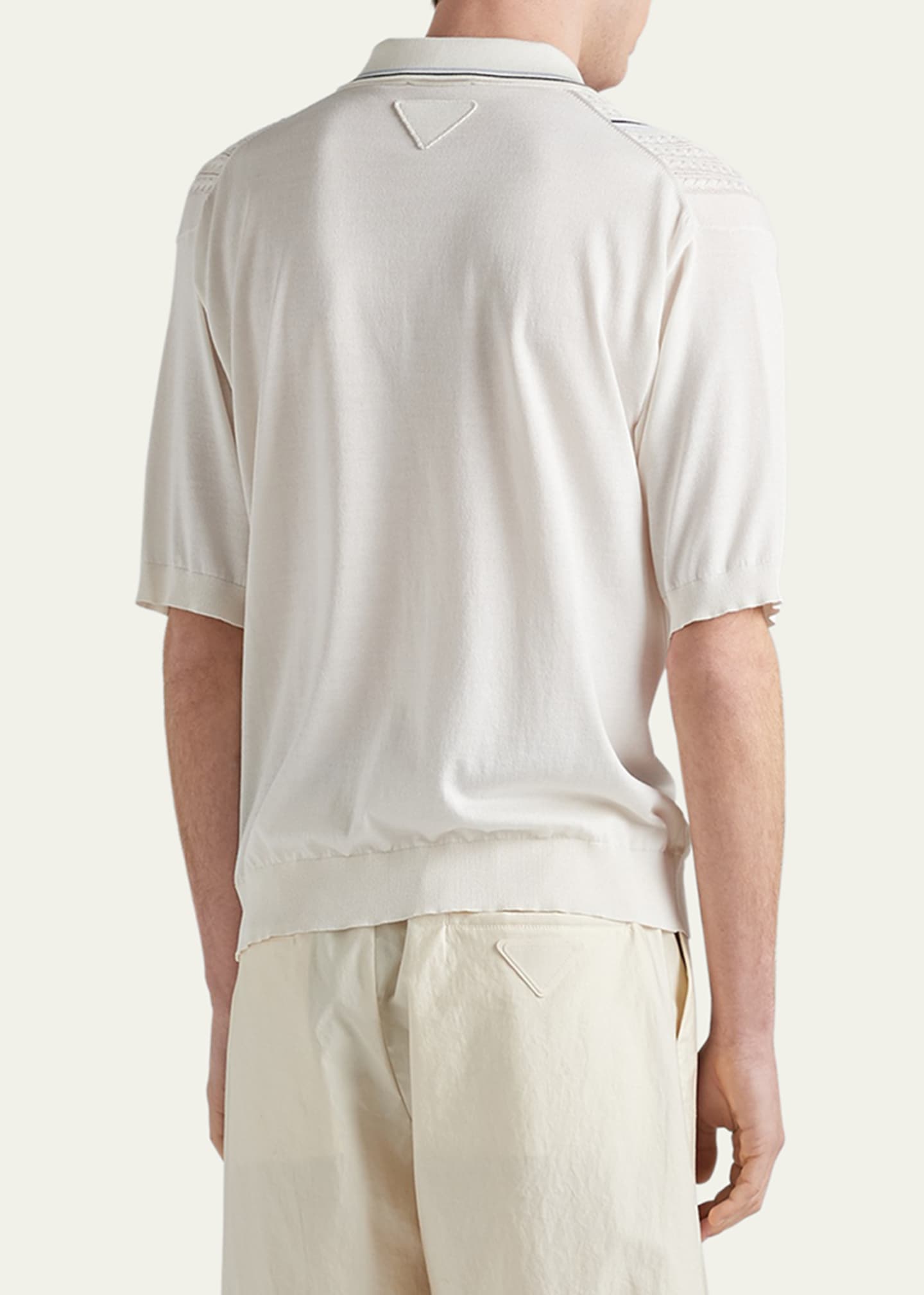 70s knit cheap polo shirt