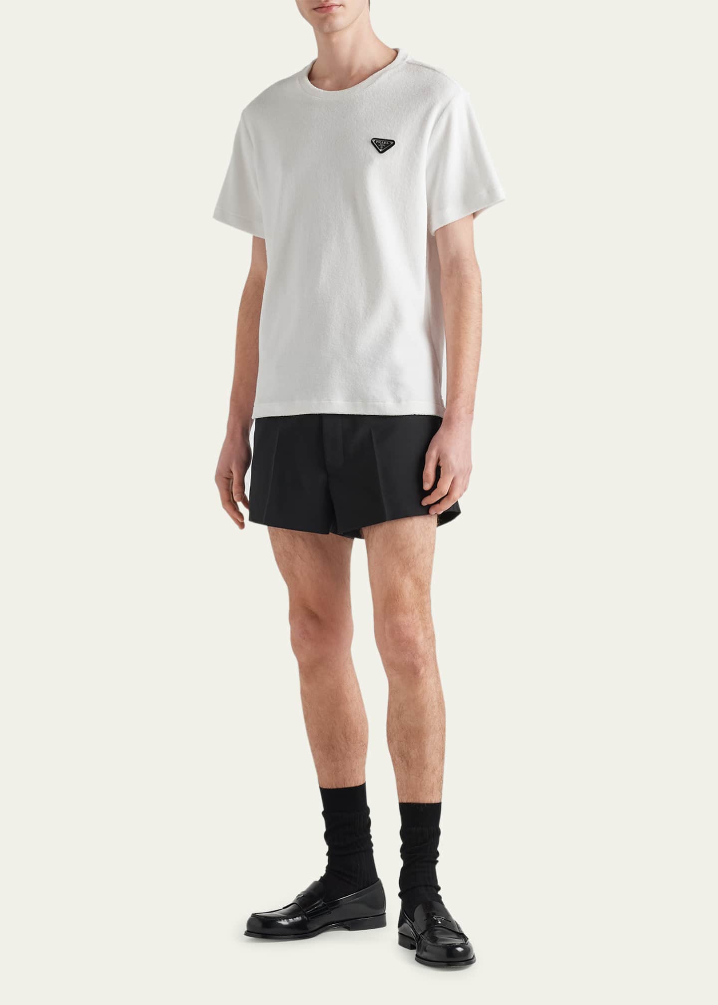 Prada men t shirt clearance