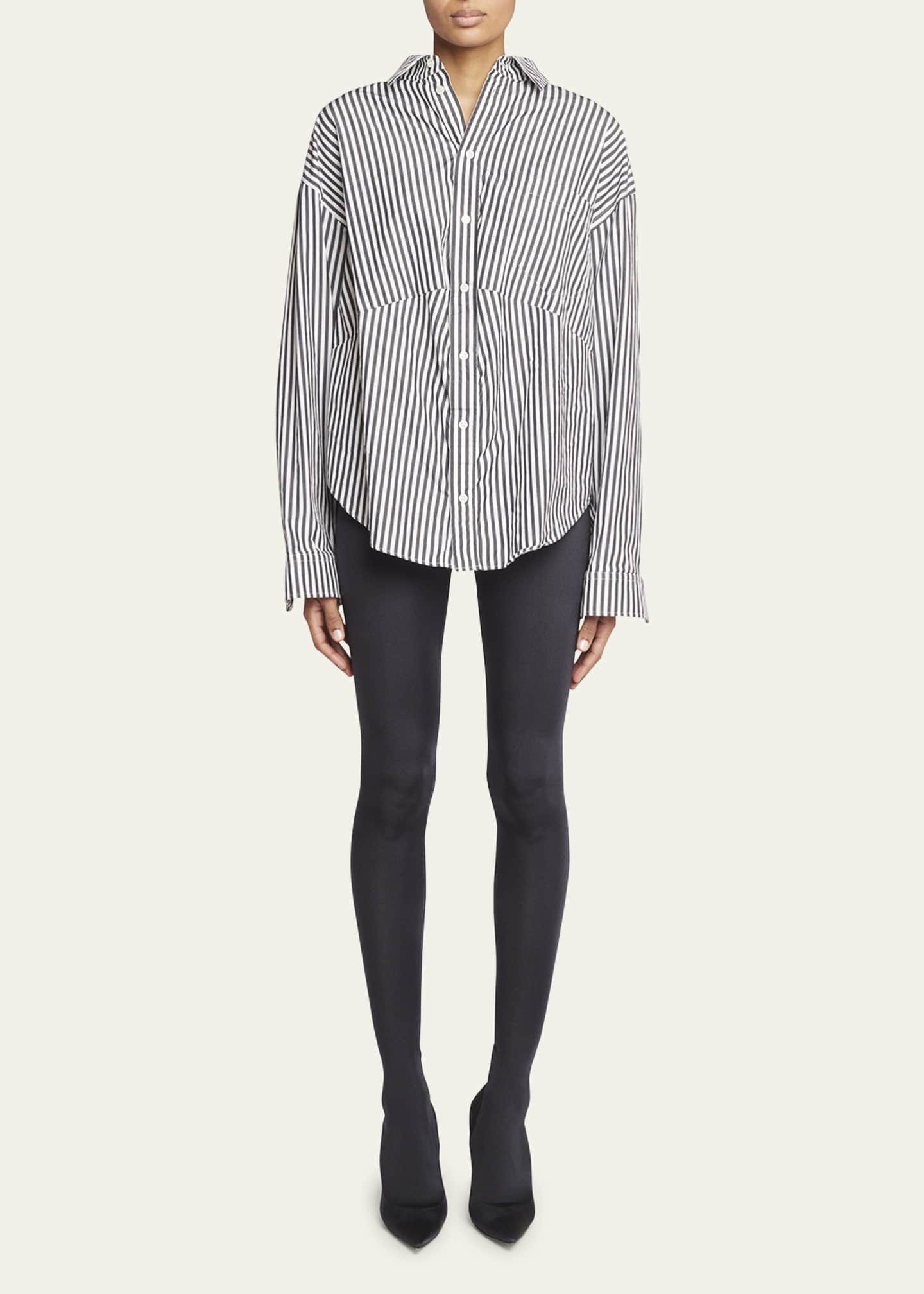 Balenciaga striped shirt cheap