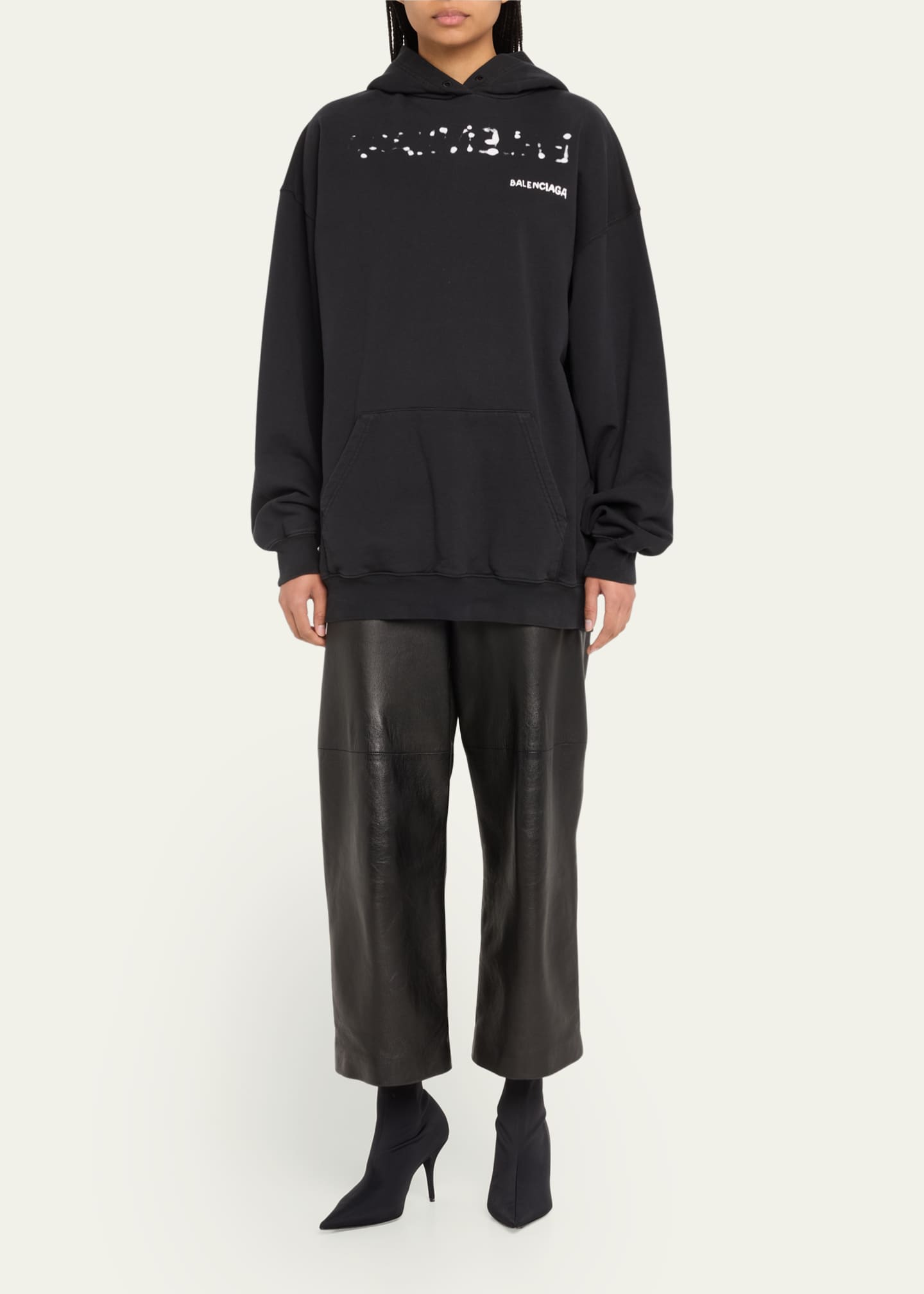Balenciaga fleece hoodie 2025