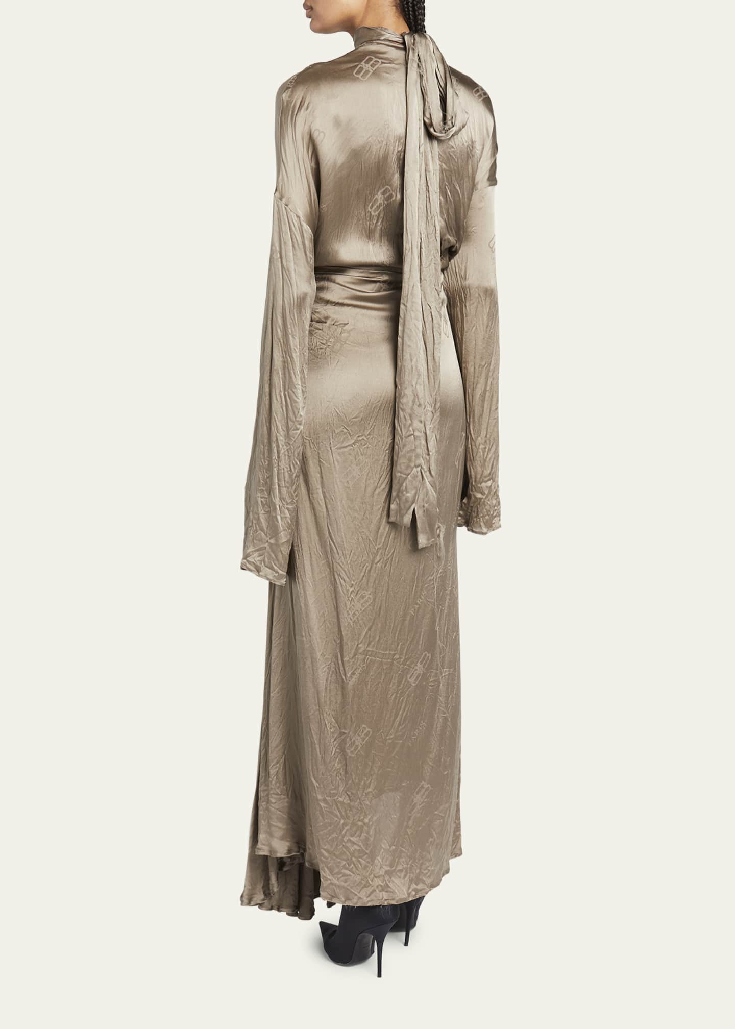 Balenciaga silk dress store