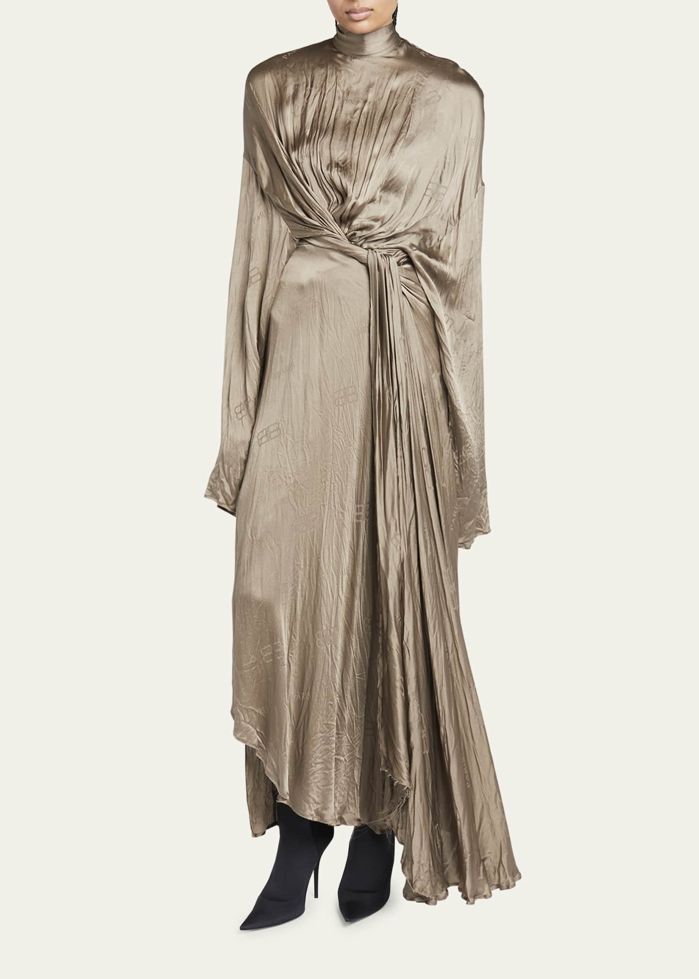 Balenciaga scarf dress outlet