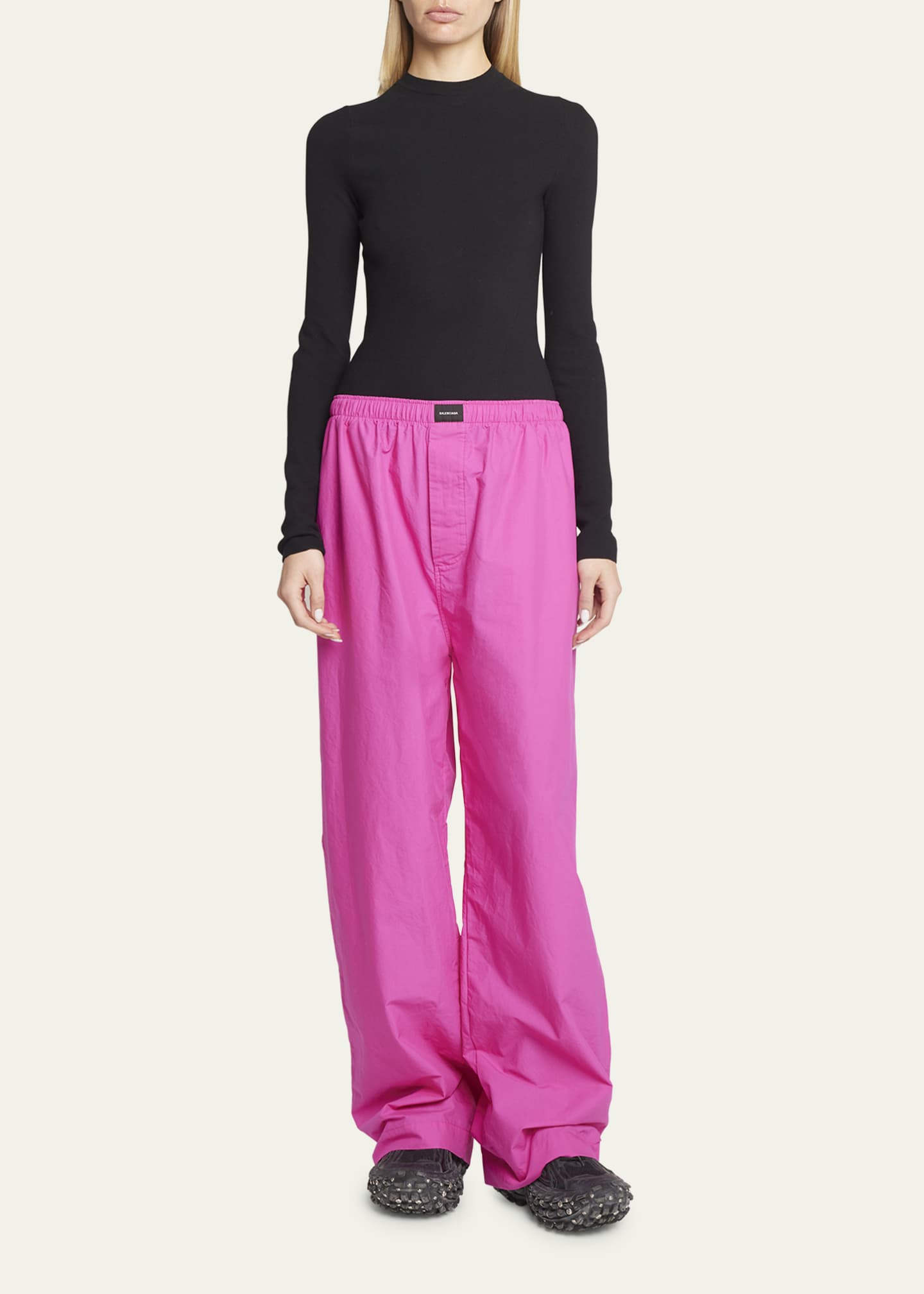 Balenciaga Straight Leg Pajama Pants