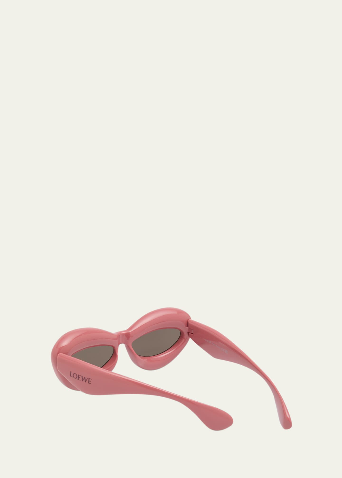 Loewe Inflated Pink Acetate Cat-Eye Sunglasses - Bergdorf Goodman
