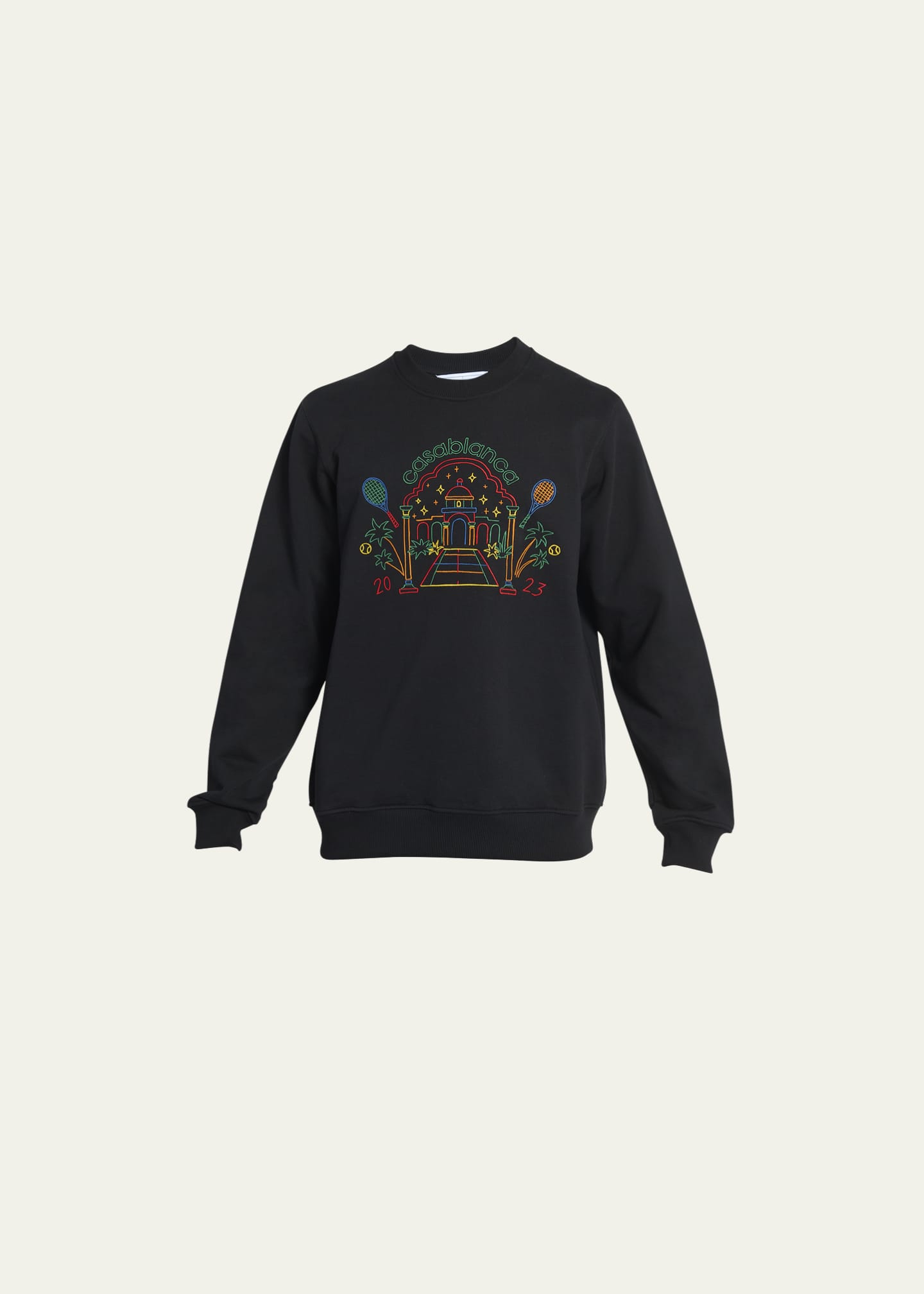 CASABLANCA Men's Multicolor Monogram Sweater - Bergdorf Goodman