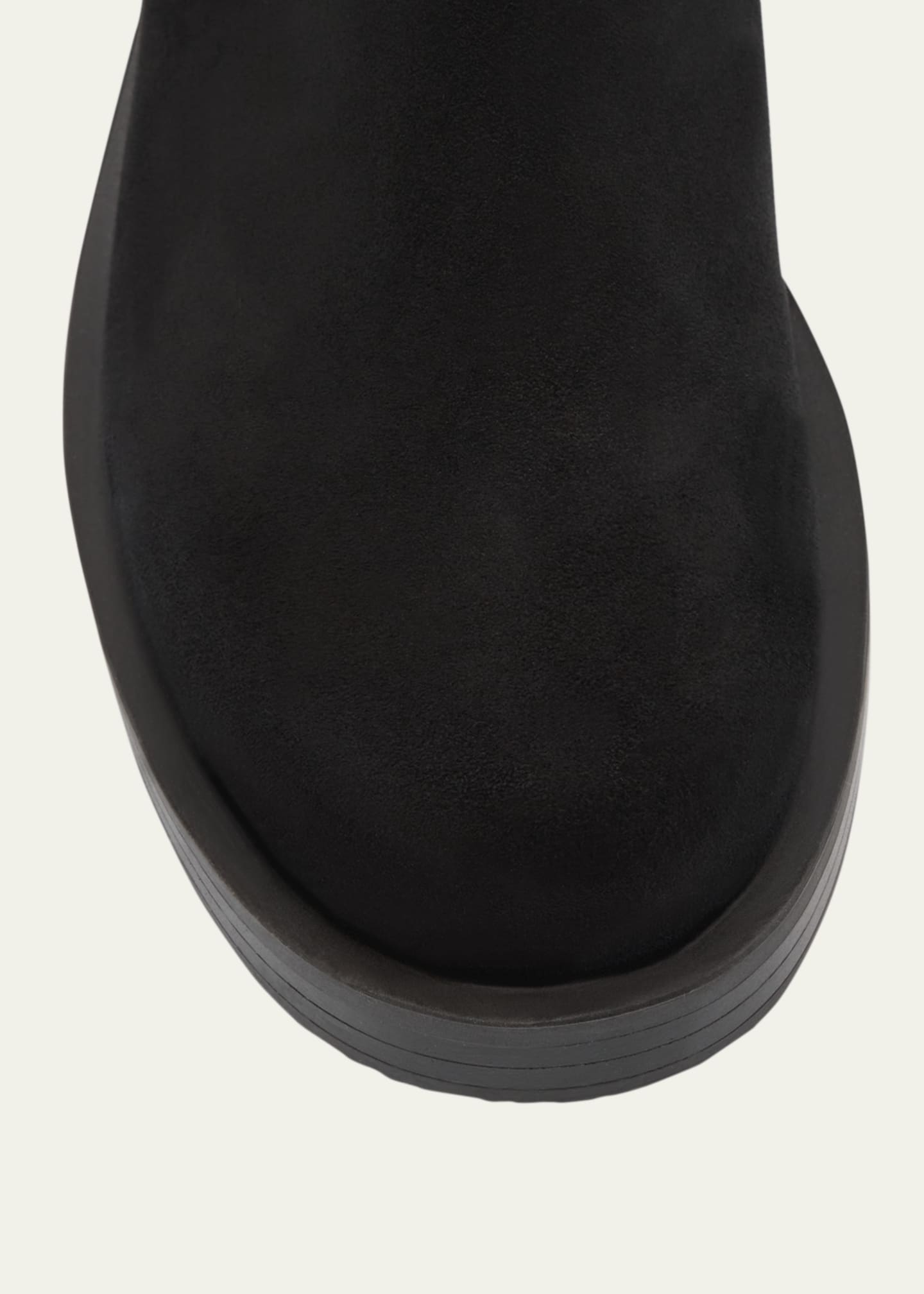 Stuart Weitzman Bold Suede Moto Over-The-Knee Boots Image 5 of 5
