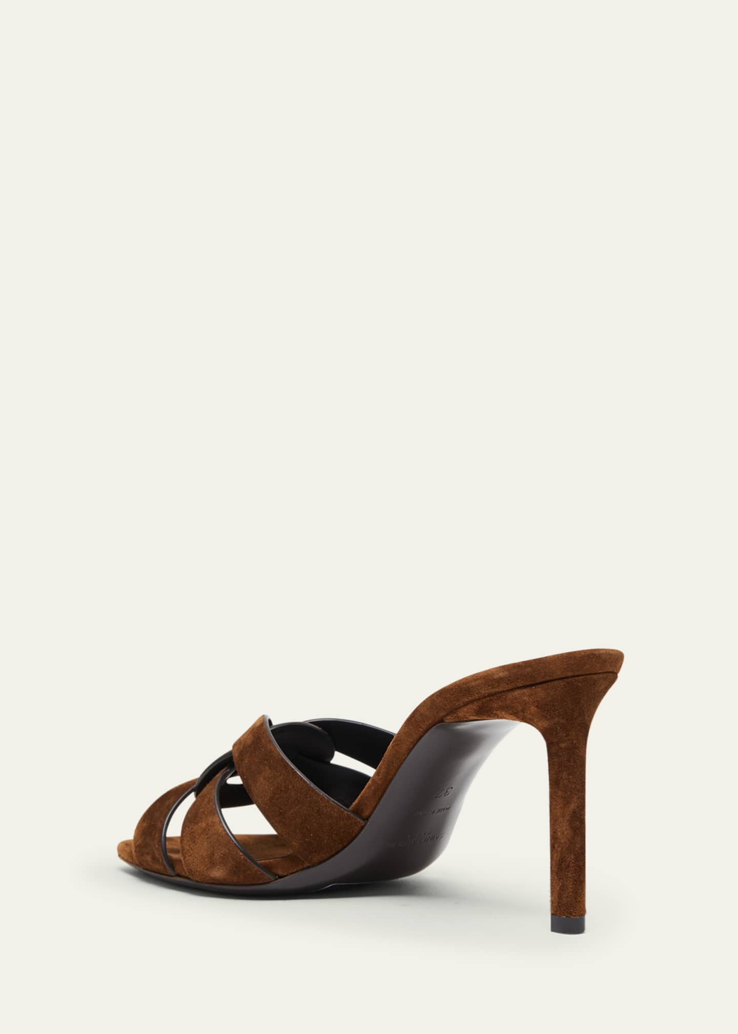 Saint laurent tribute mules best sale