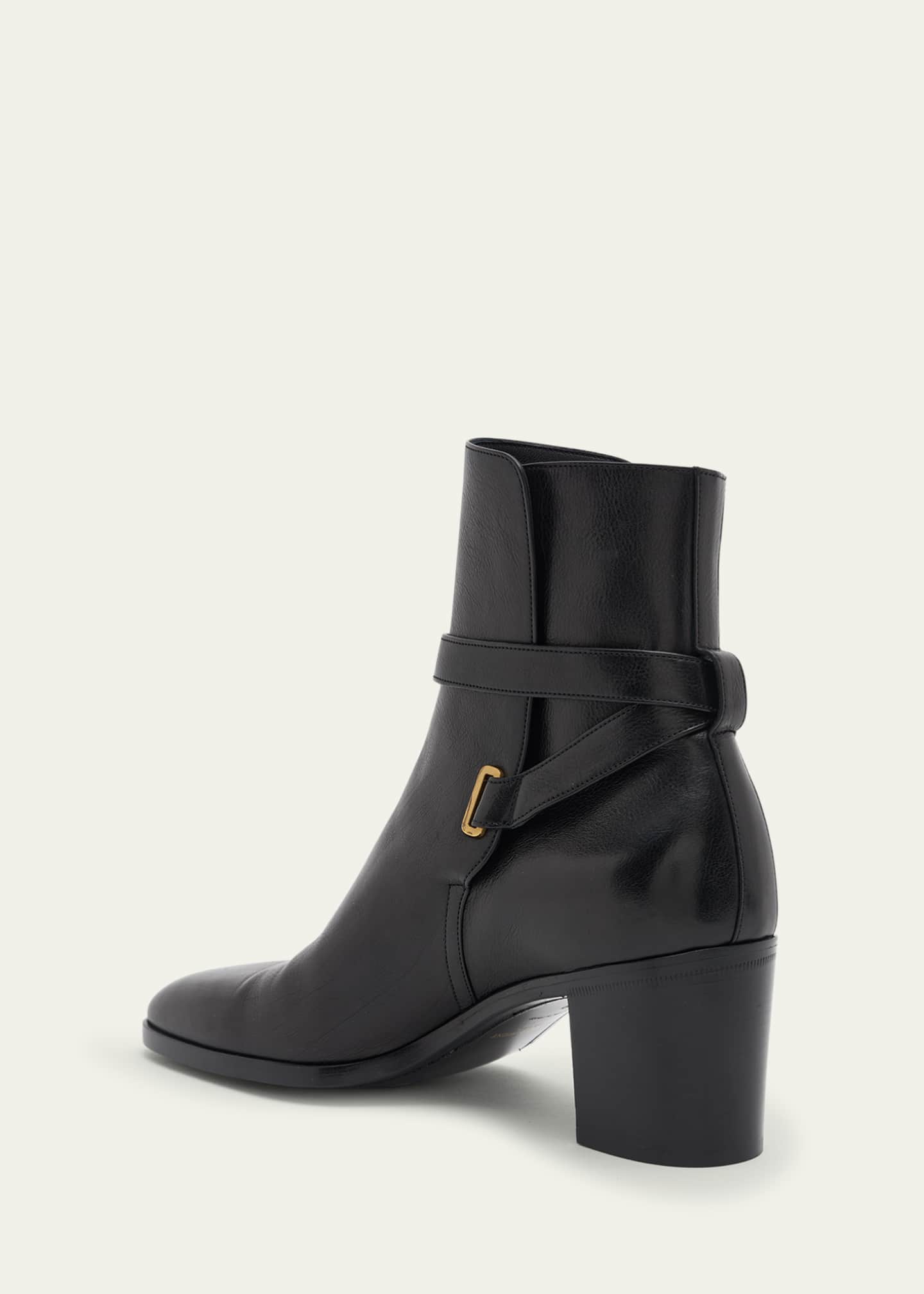 Saint laurent 2025 buckle boots