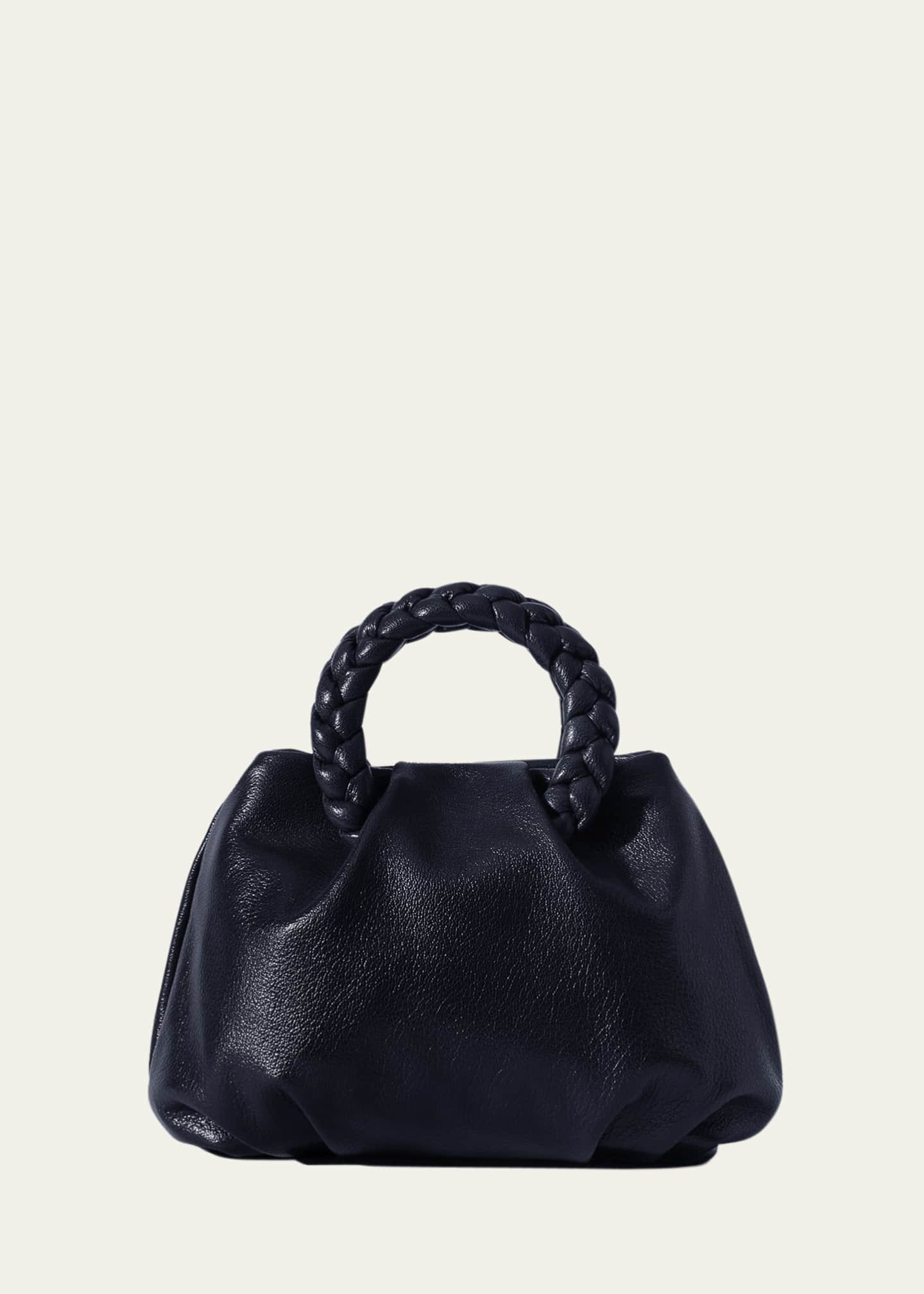 Totes bags Hereu - Bombon braided handle leather handbag