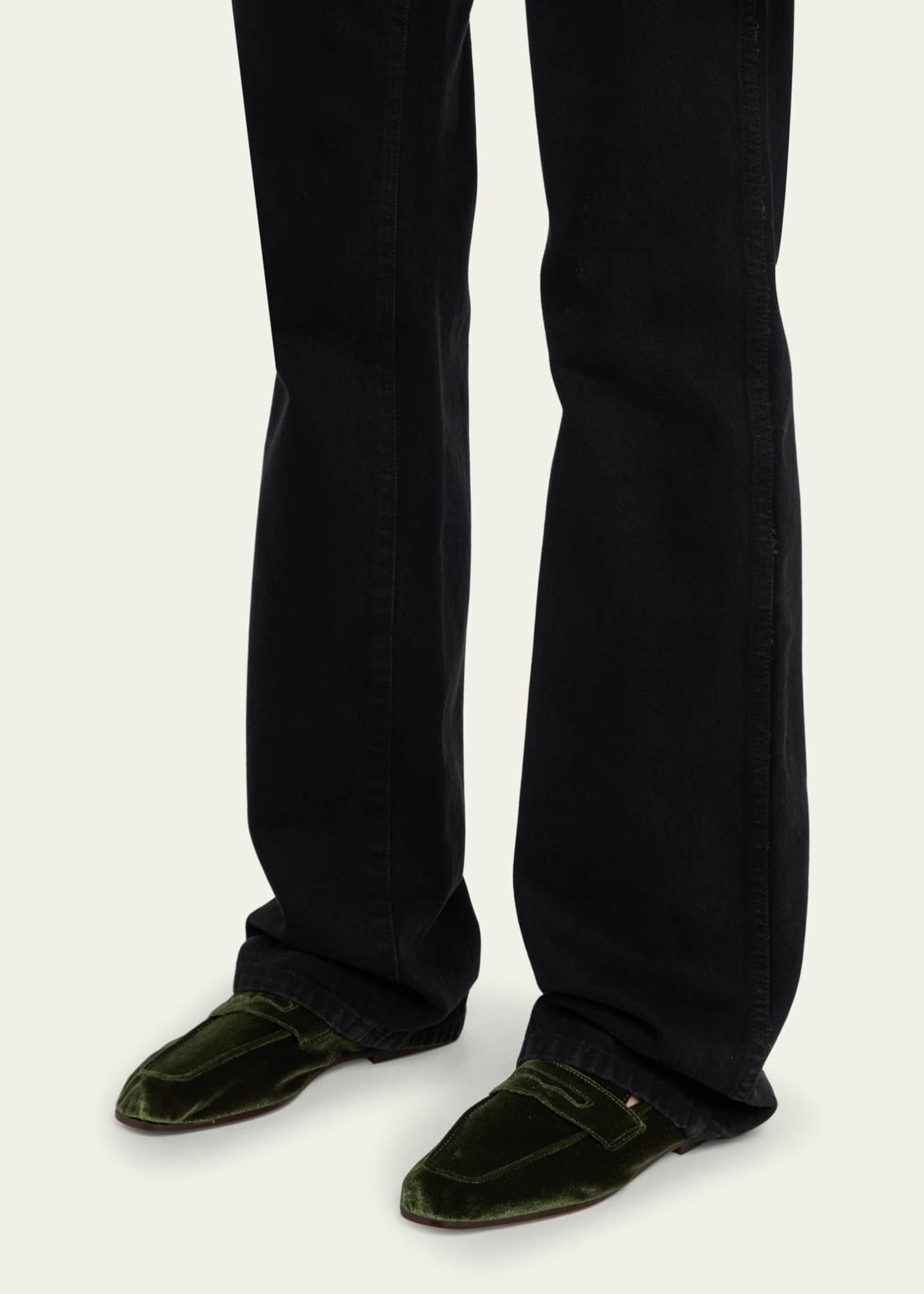 Sophique Essenziale Classic Velvet Loafers Image 2 of 5