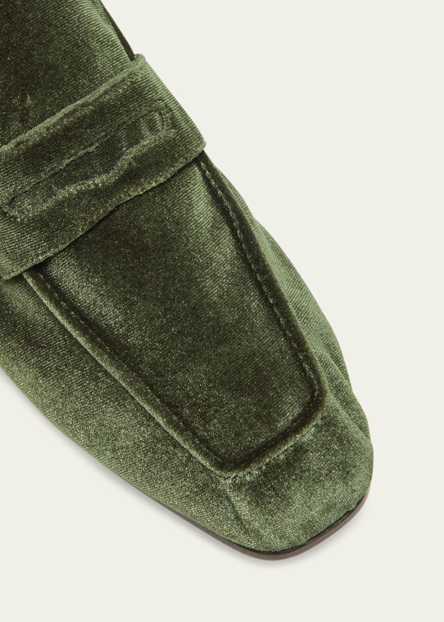 Sophique Essenziale Classic Velvet Loafers Image 5 of 5