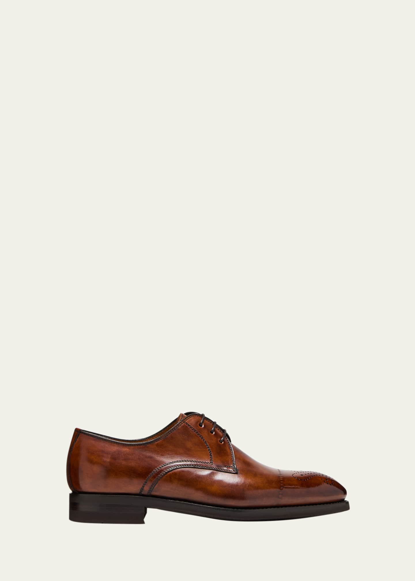 Bontoni Men's Umberto Cap-Toe Derby Shoes Image 1 of 5